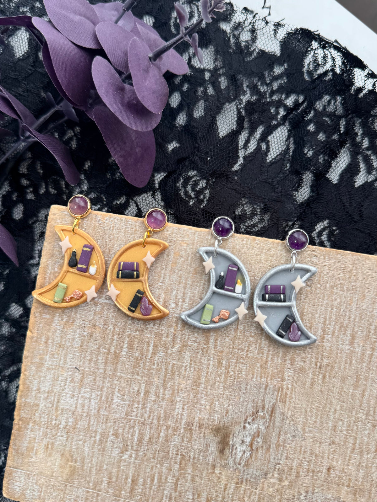 Celestial Bookshelf Dangles