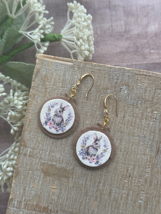 Bunny Embroidery Hoops
