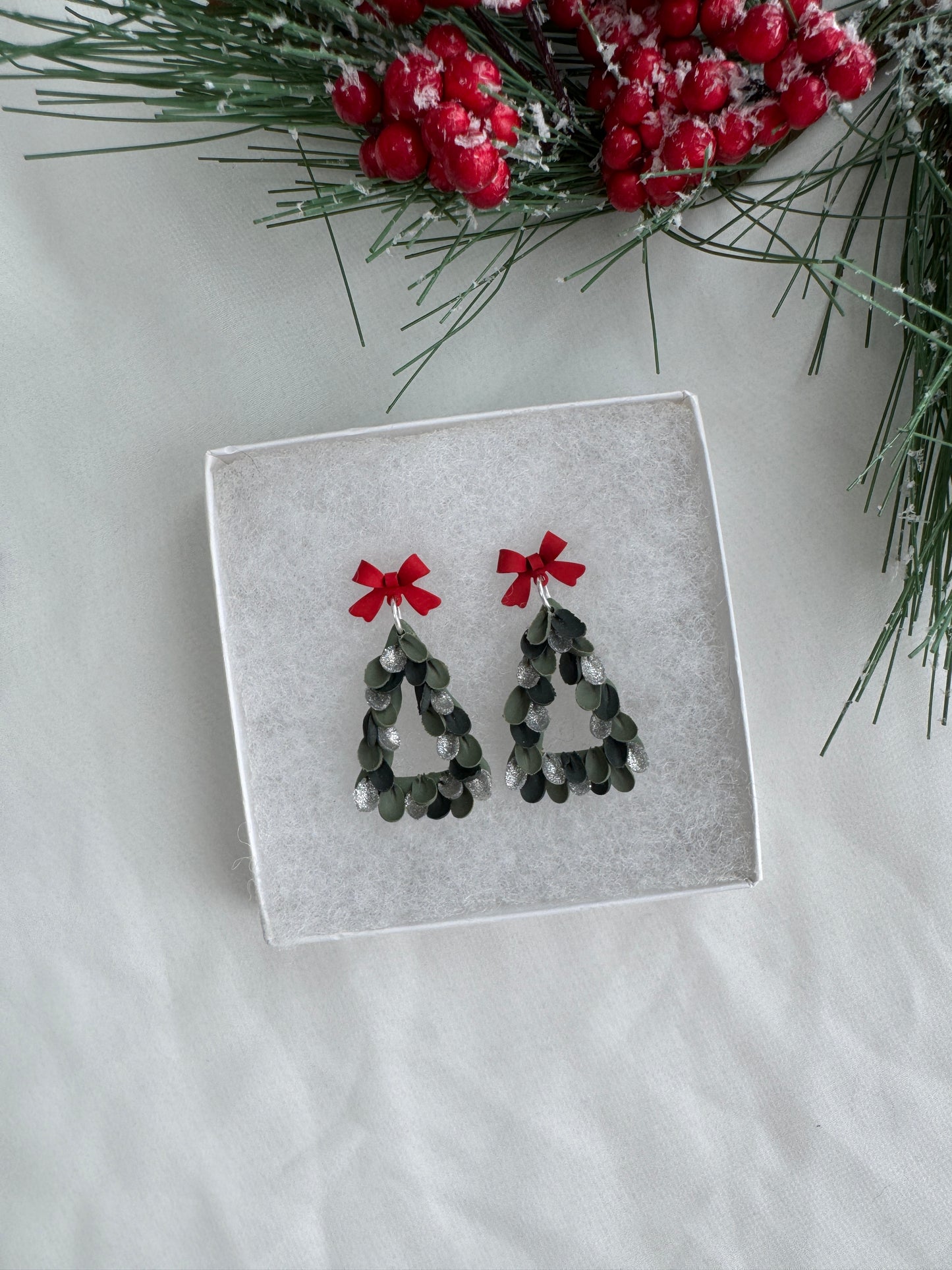 Christmas Tree Cutout Dangles