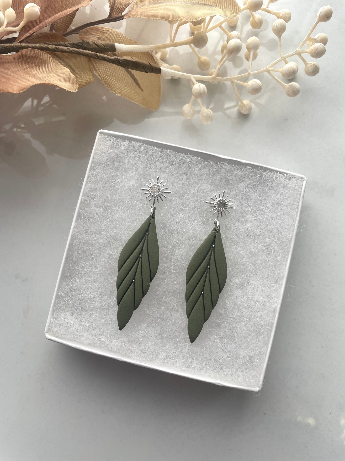 Elegant Leaf Dangles