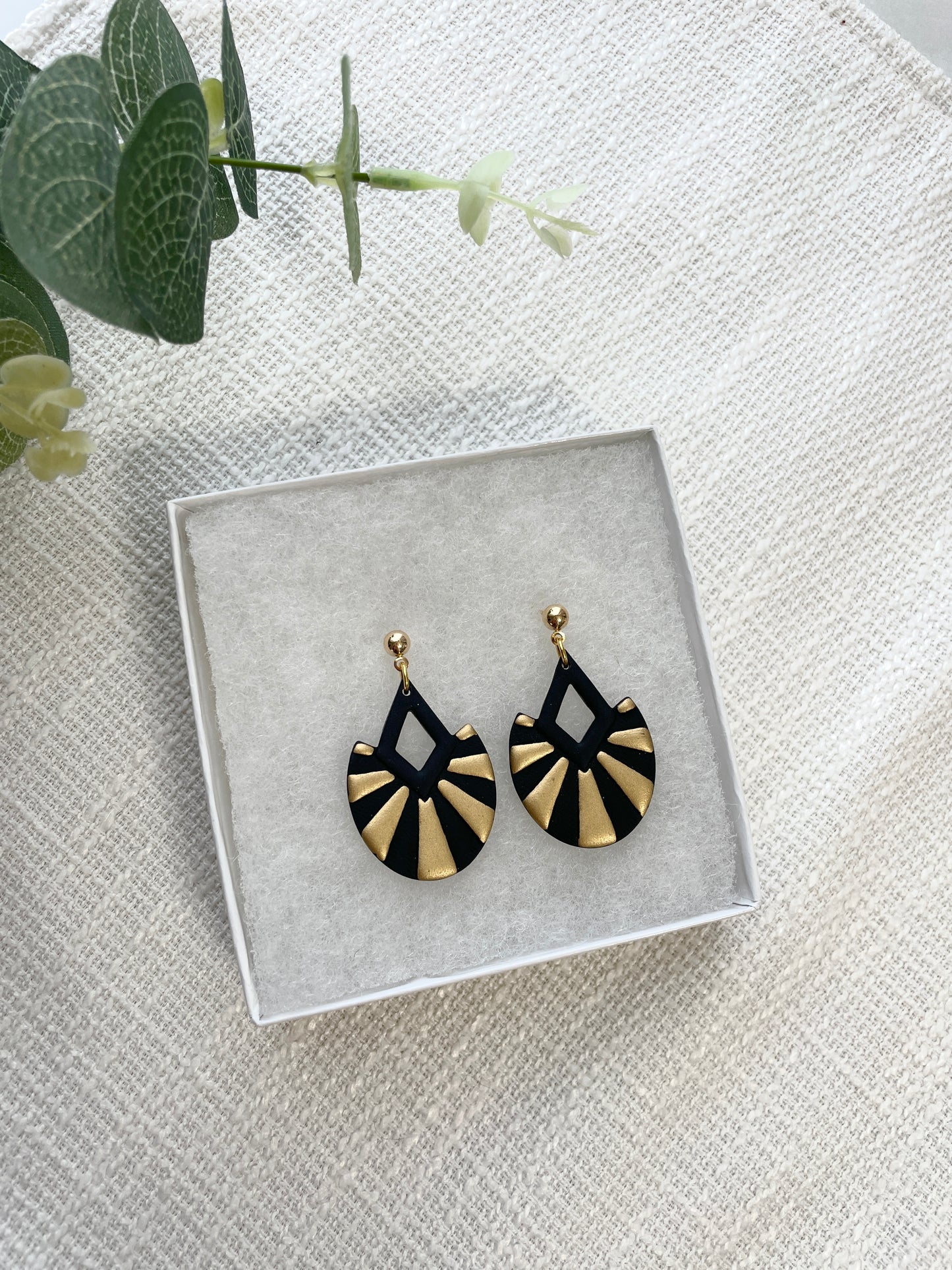 Black and Gold Dangles