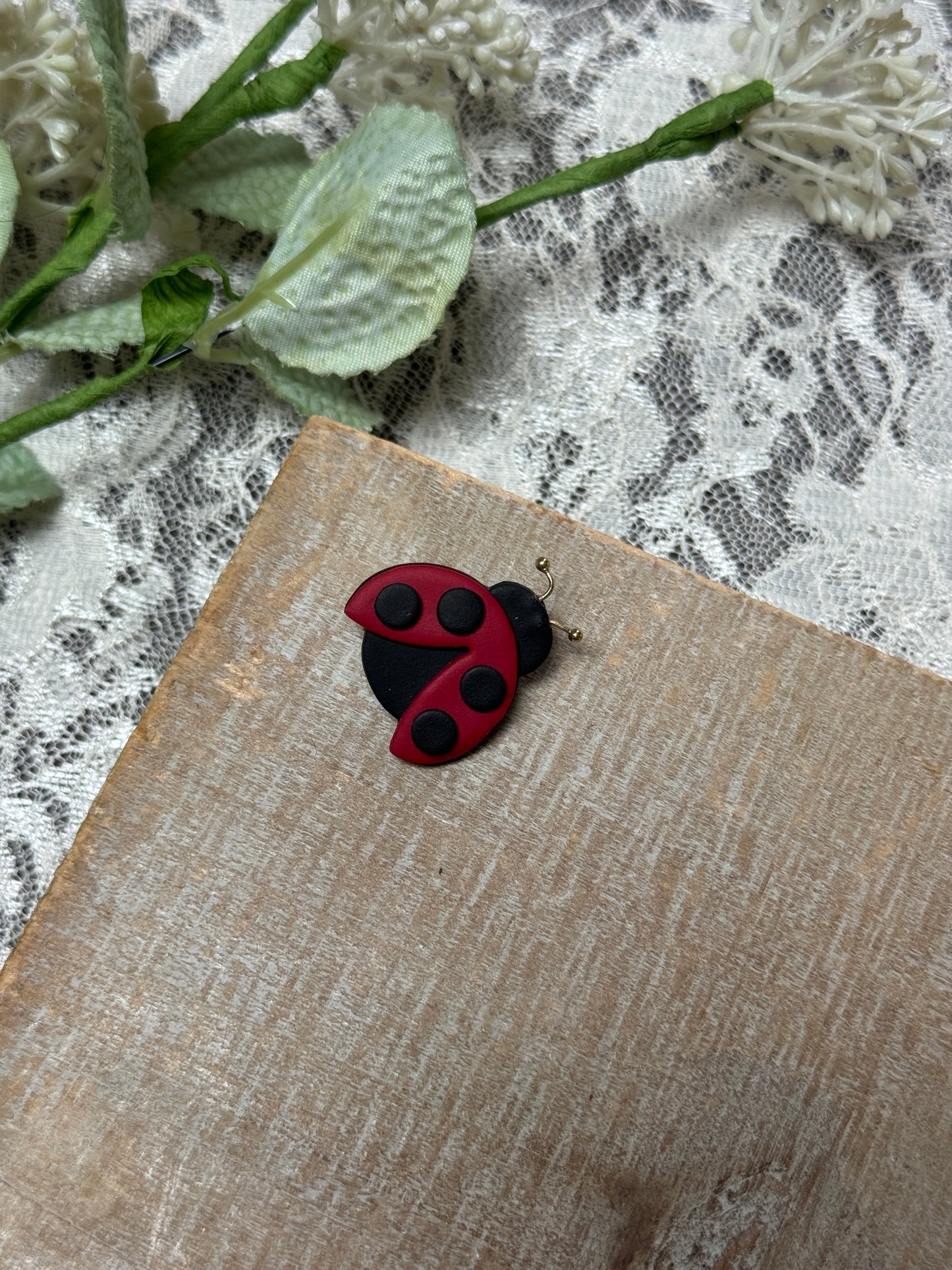 Ladybug Brooch