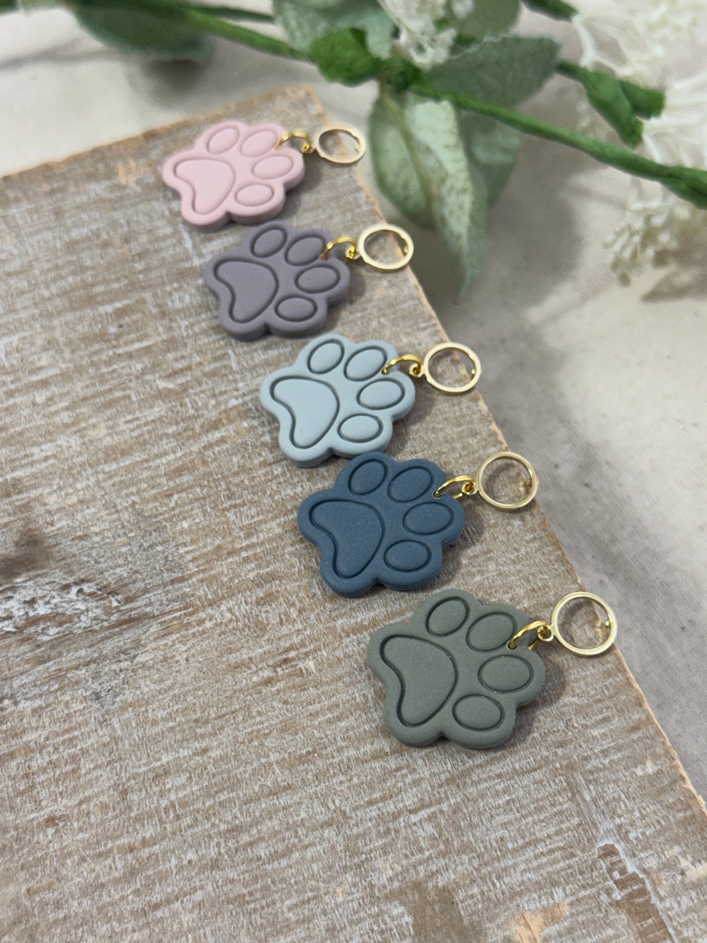 Paw Print Dangles