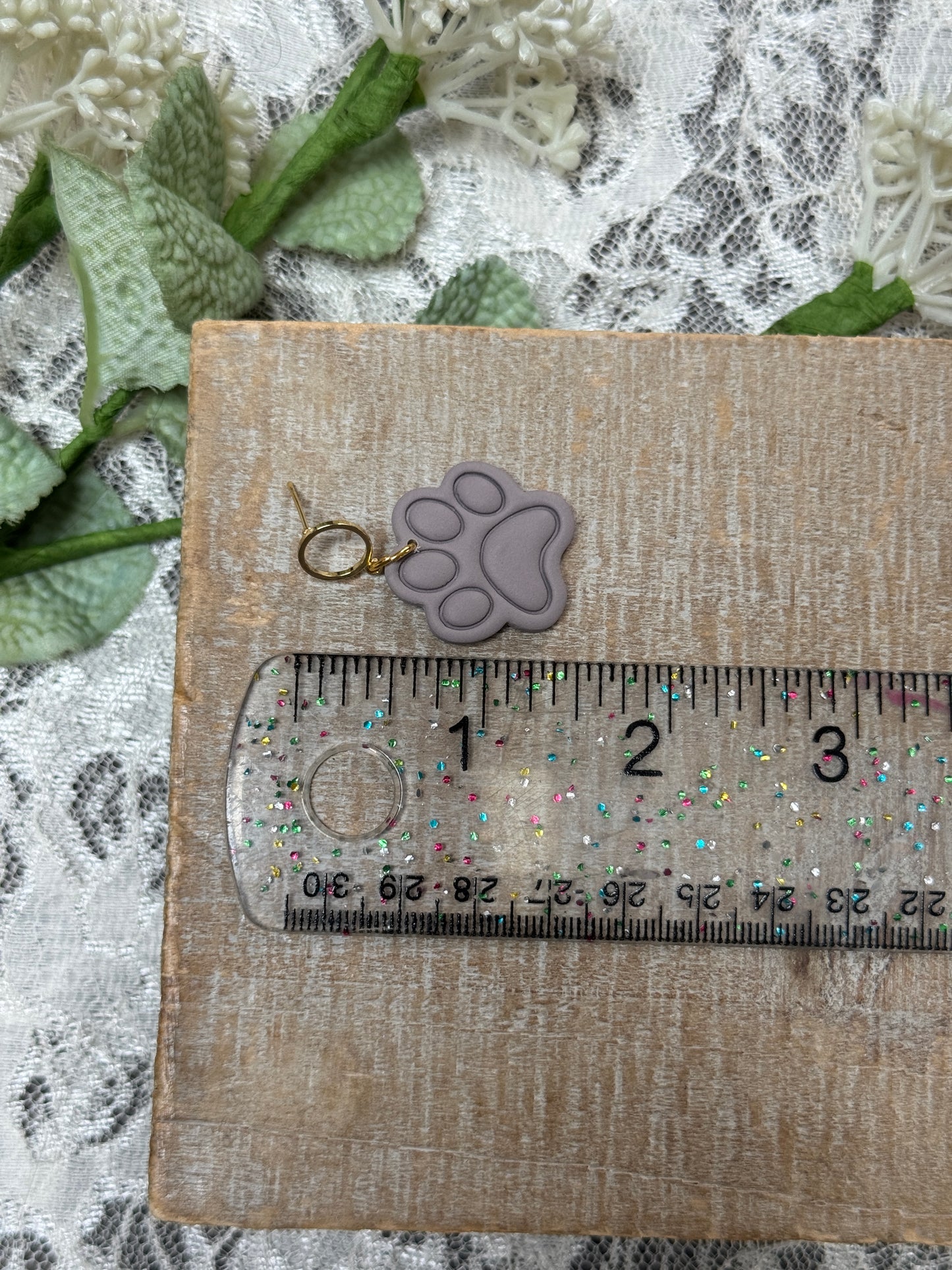 Paw Print Dangles