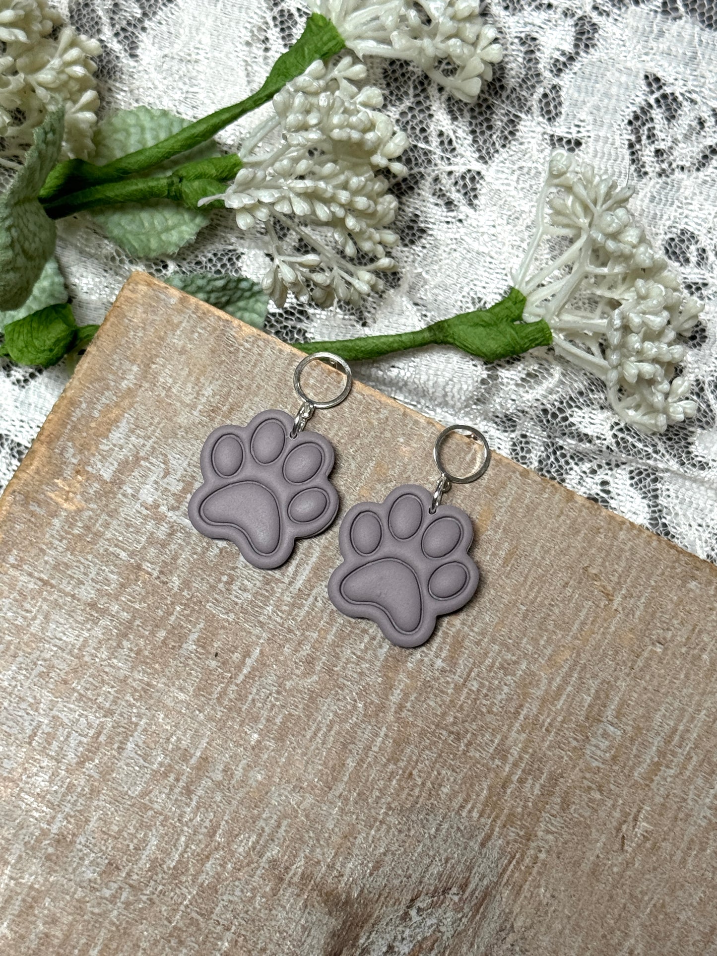 Paw Print Dangles