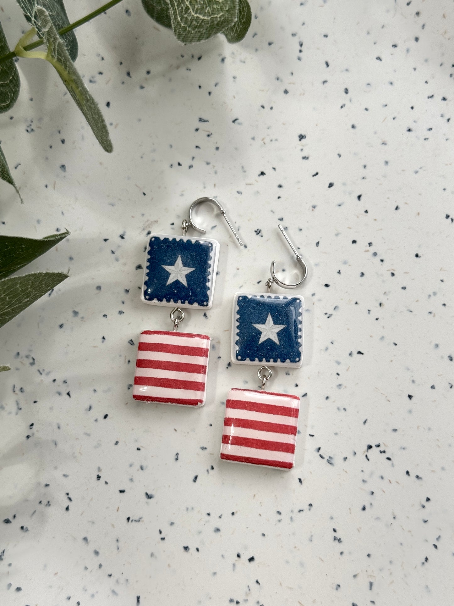 Stars and Stripes Dangles