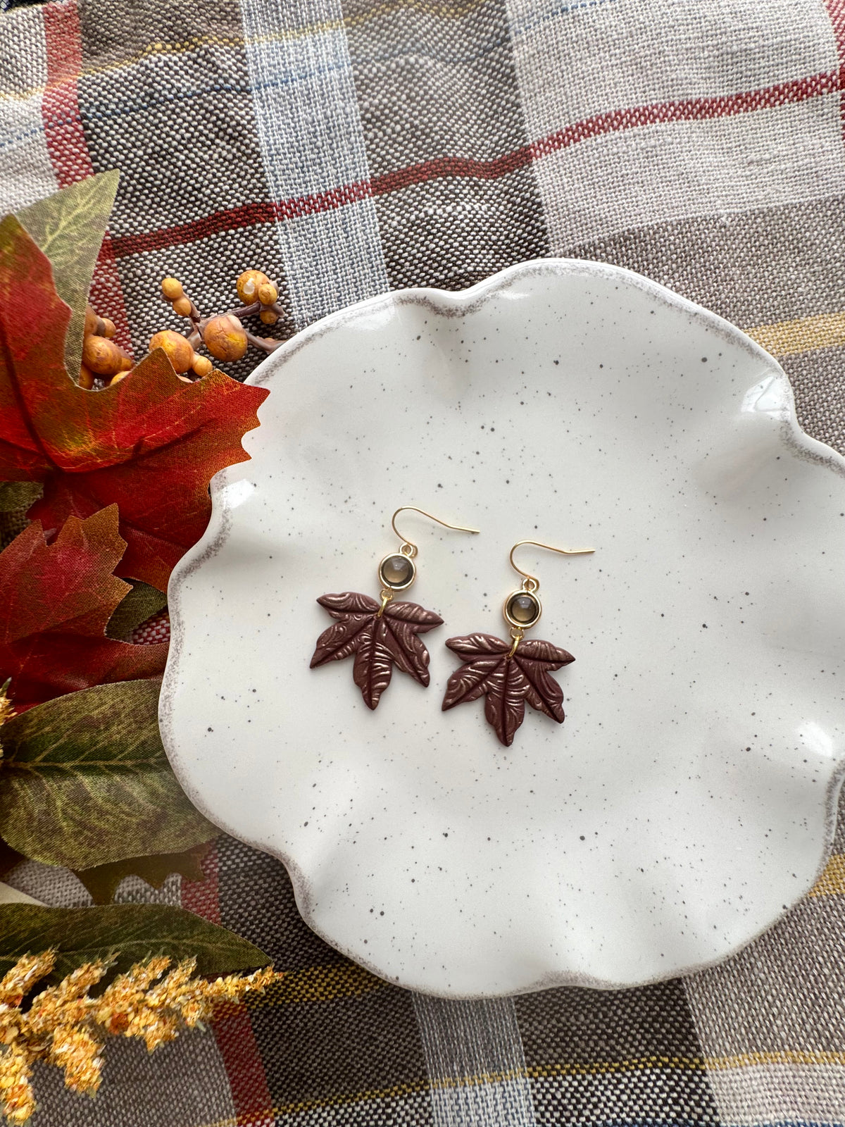 Moody Leaf Dangles