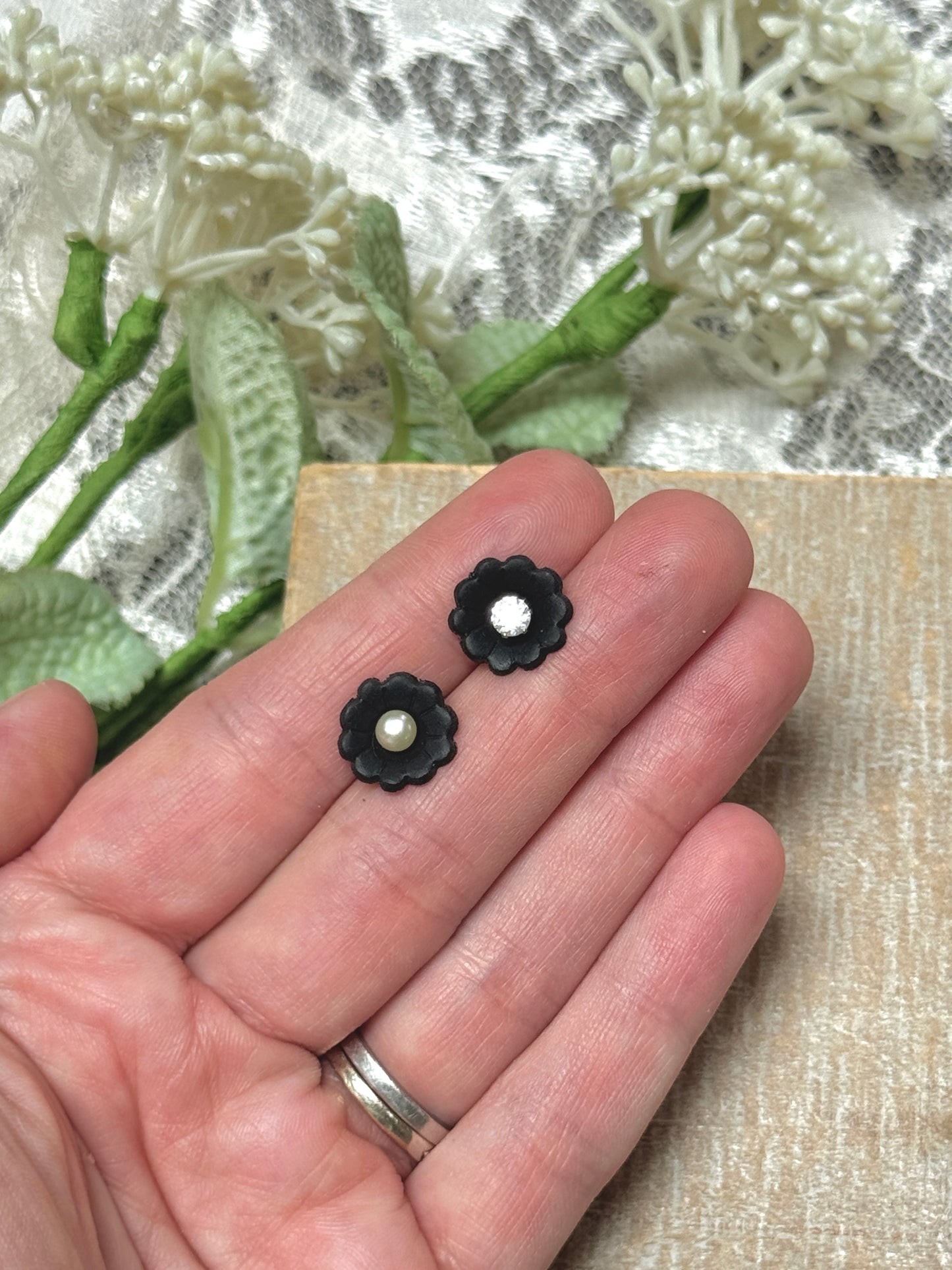 Arlene - Clay Base Only- Interchangeable Studs