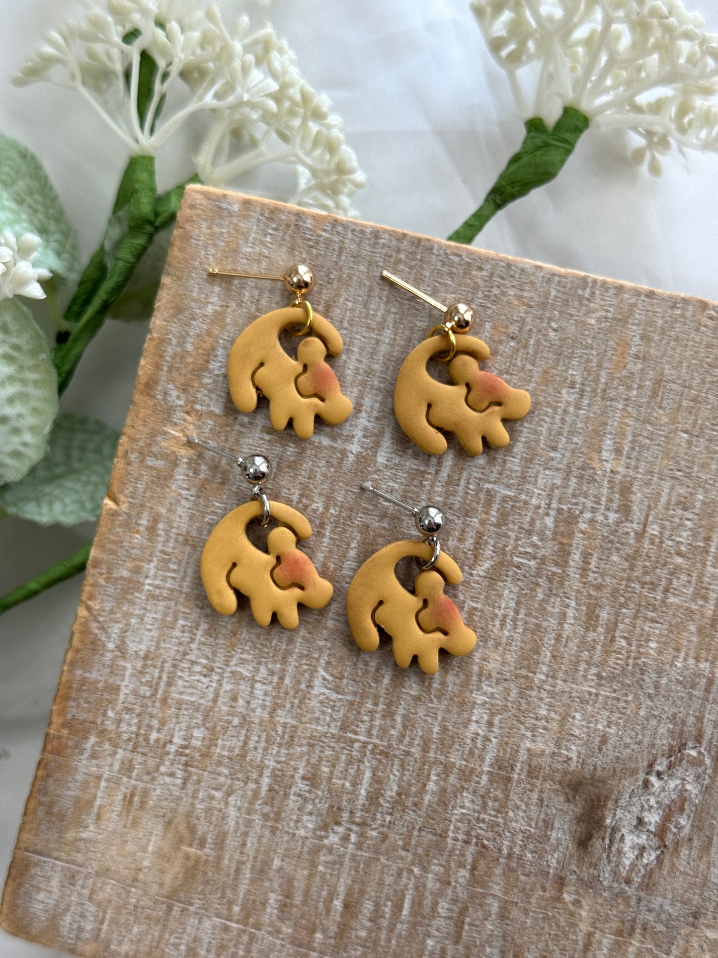 Lion Drawing Dangles