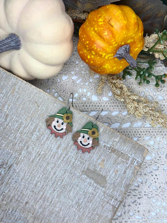 Pumpkin Patch Scarecrow Dangles