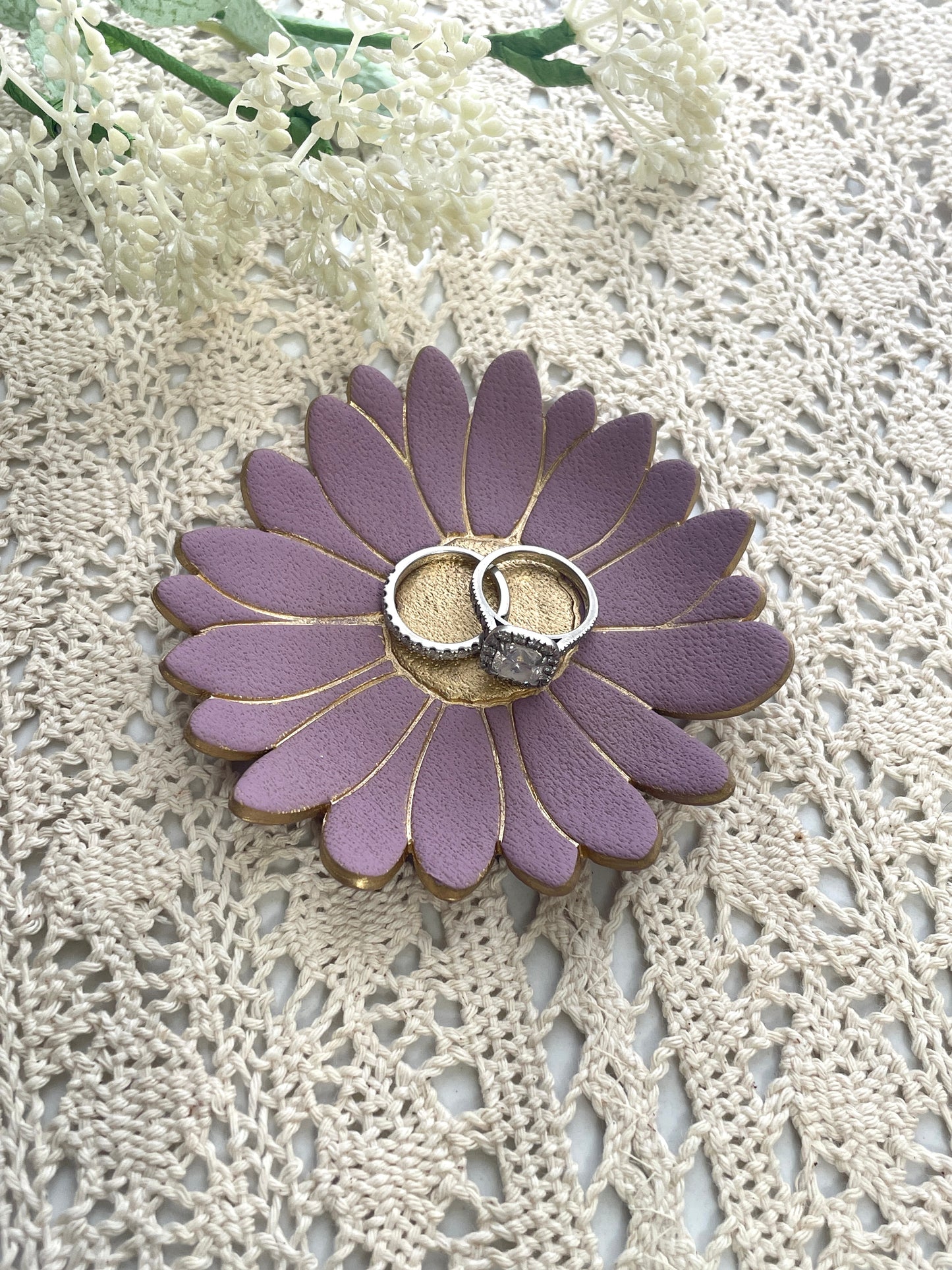 Desert Flower Jewelry Dish