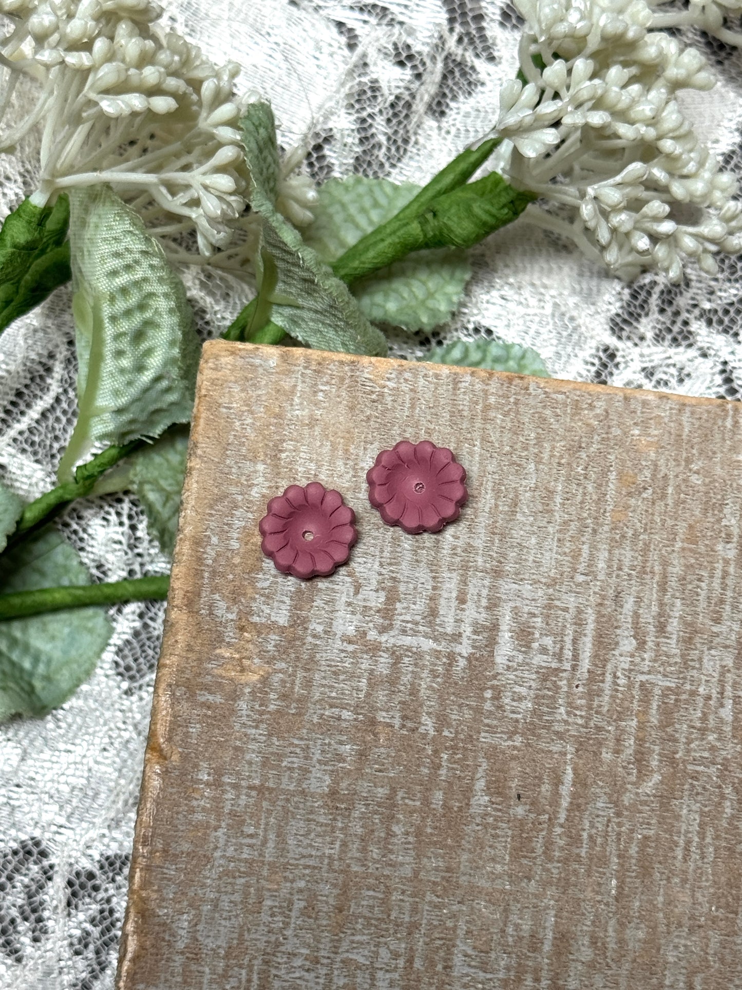 Arlene - Clay Base Only- Interchangeable Studs
