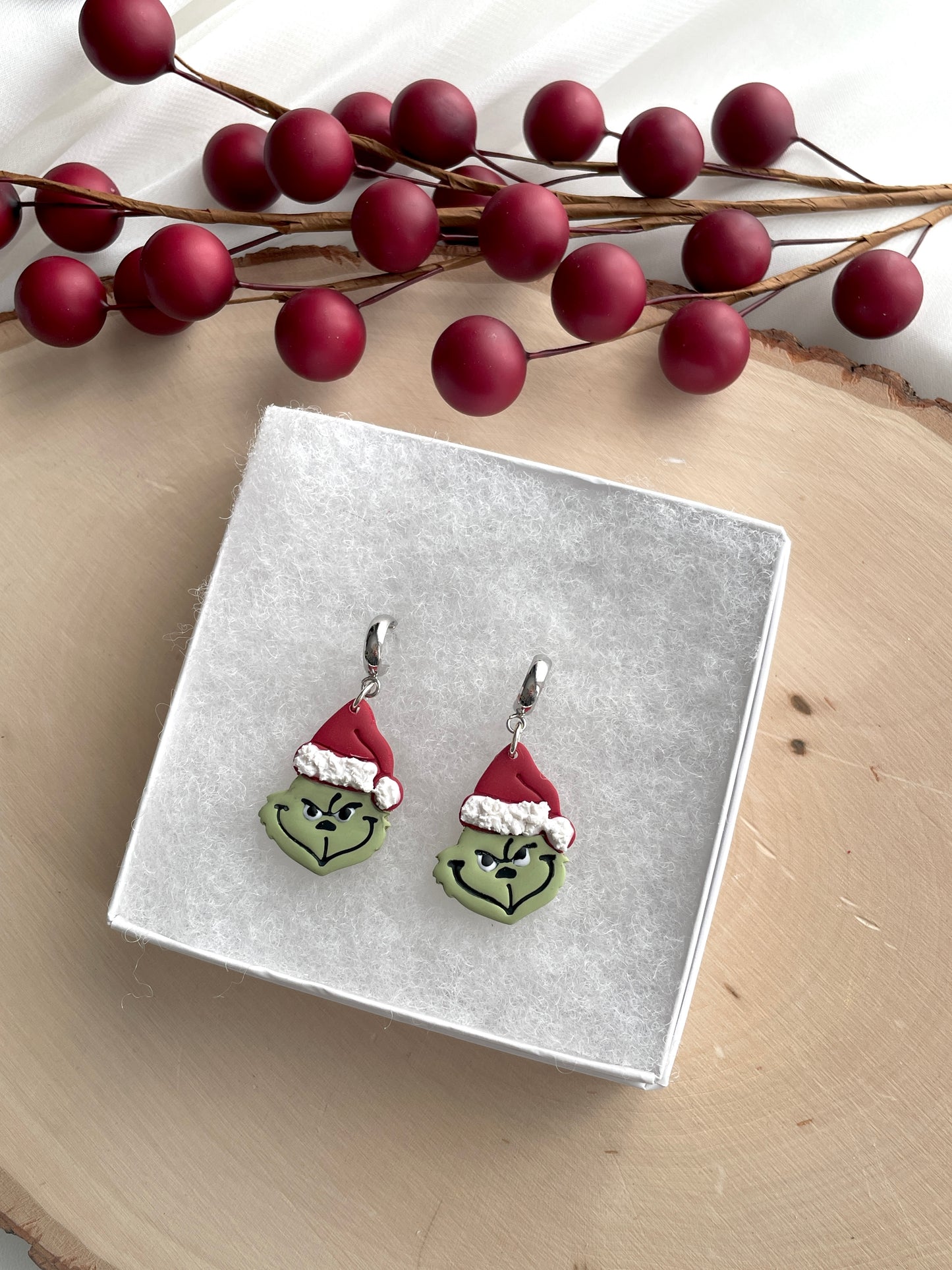 Grinch Mini Hoops