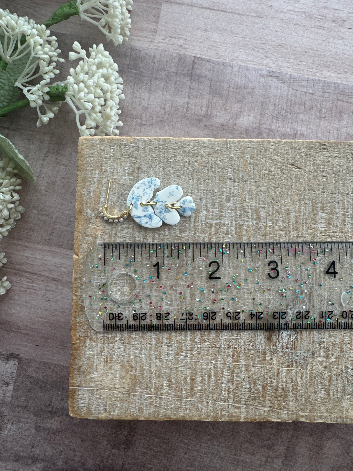 Blue Bunny Pattern Dangles
