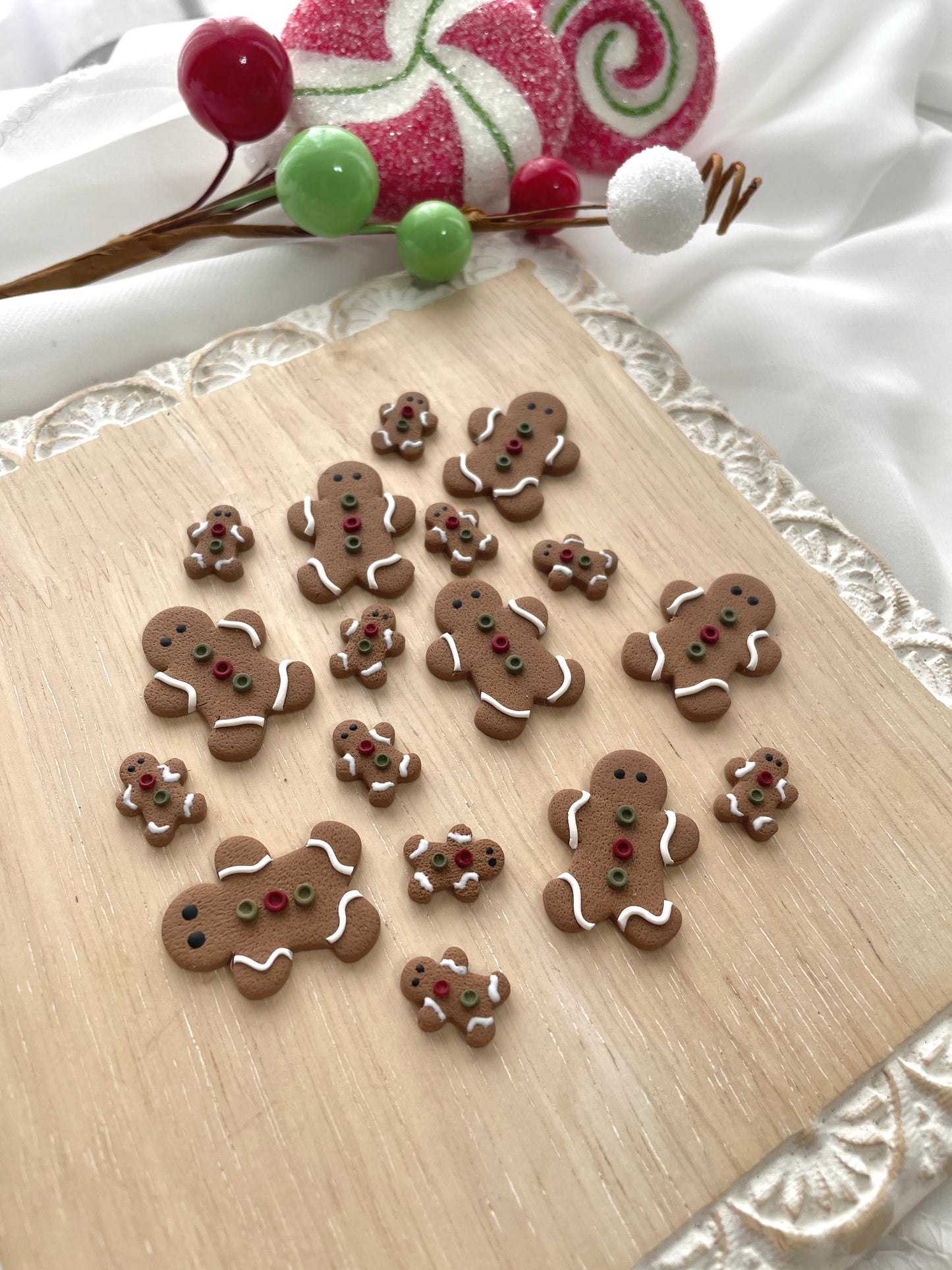 Gingerbread Man Studs - Wholesale