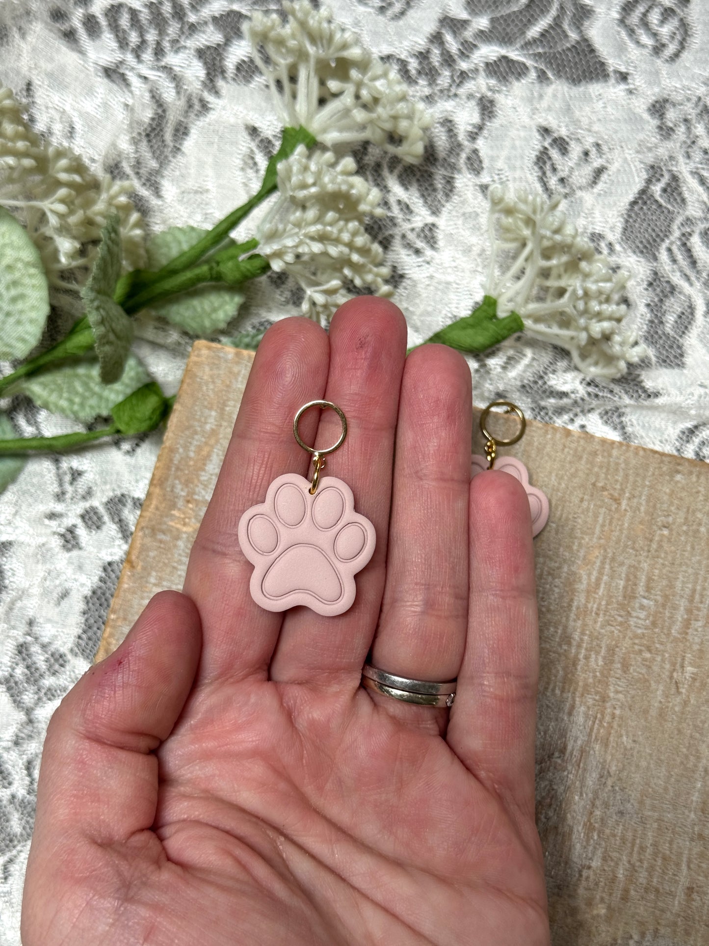Paw Print Dangles