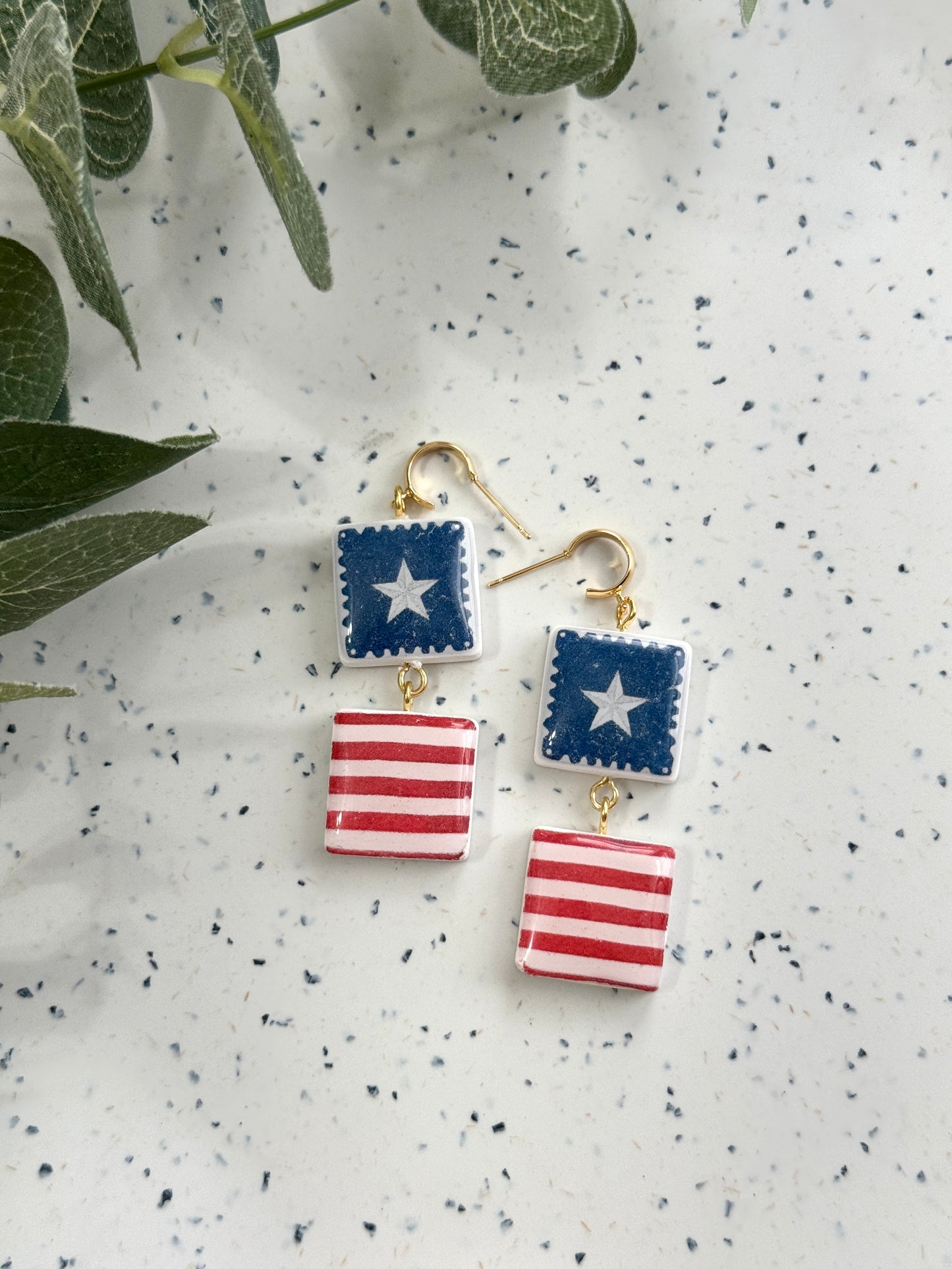 Stars and Stripes Dangles