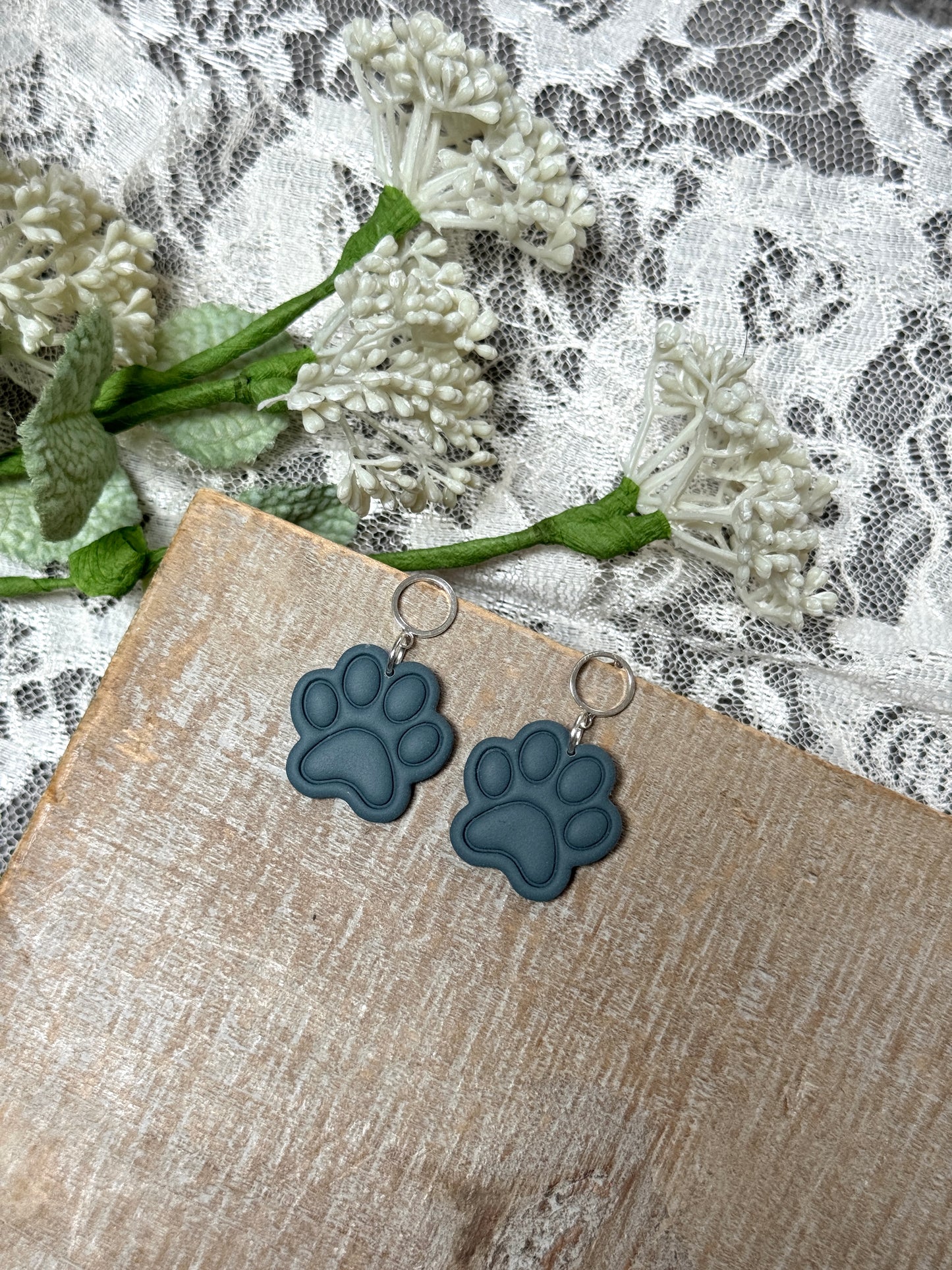 Paw Print Dangles