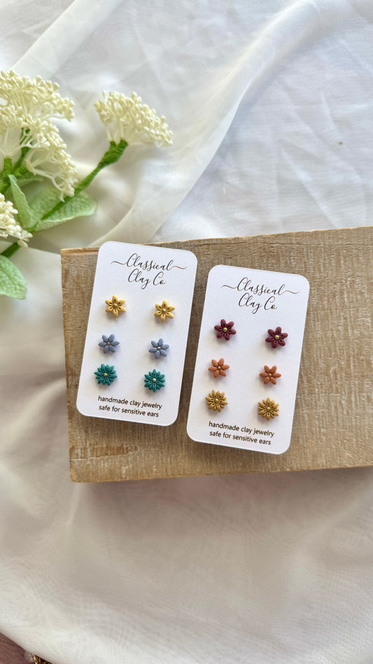 Spring Flower Mini Stud Pack