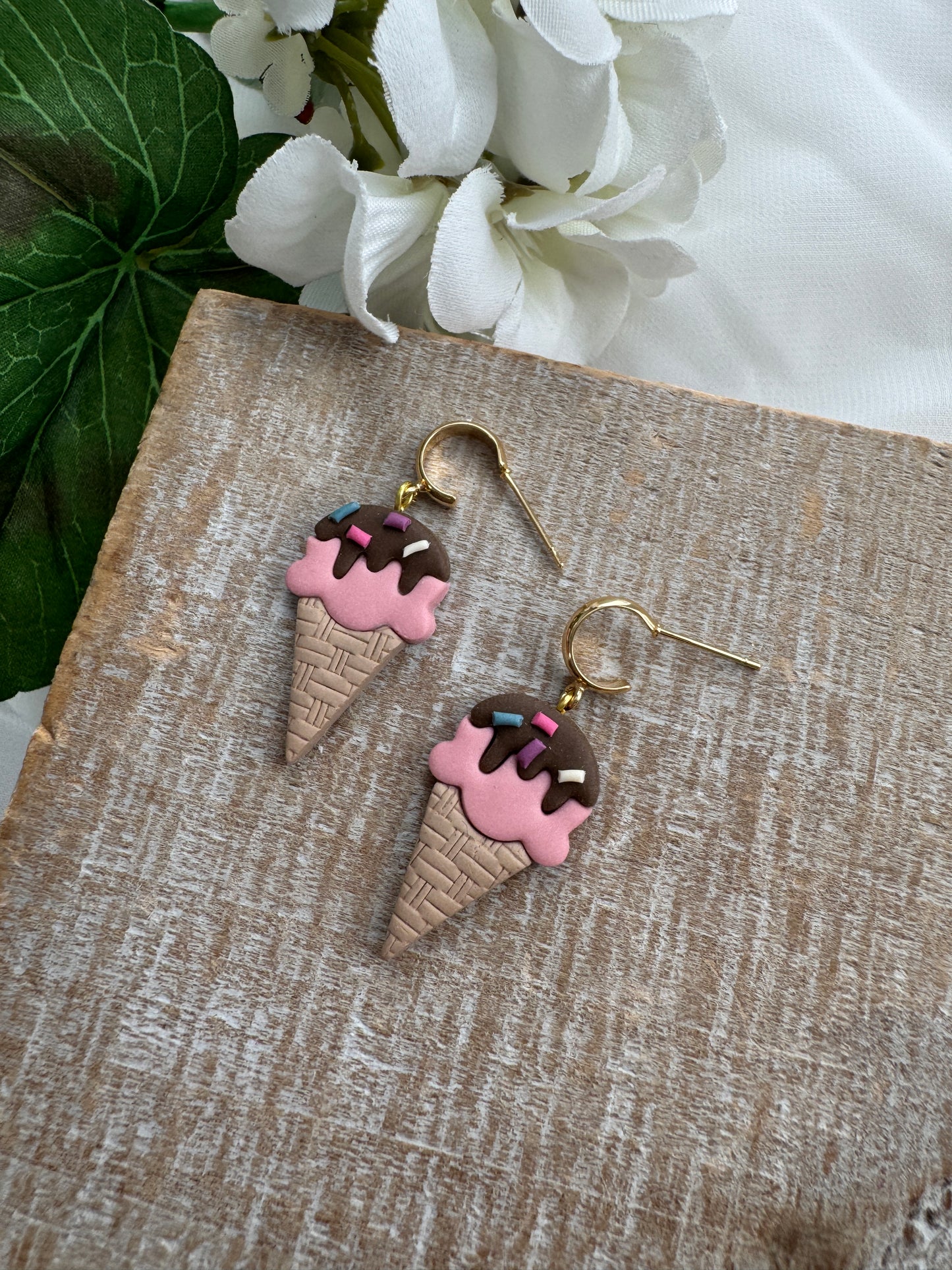 Ice Cream Cone Dangles