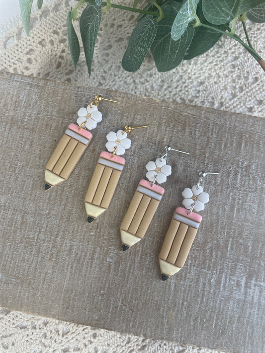 Flower Pencil Dangles