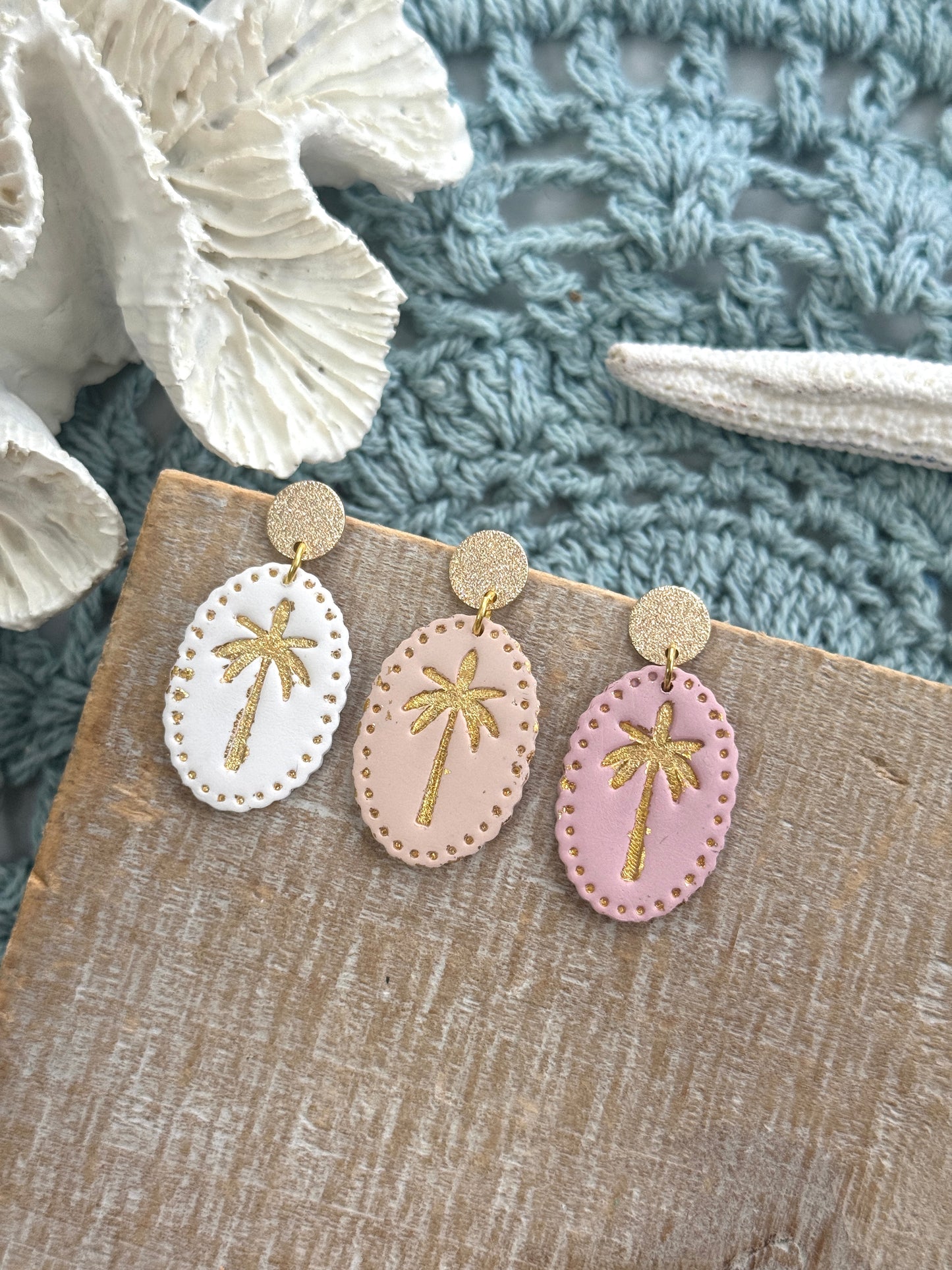 Gold Printed Palm Trees