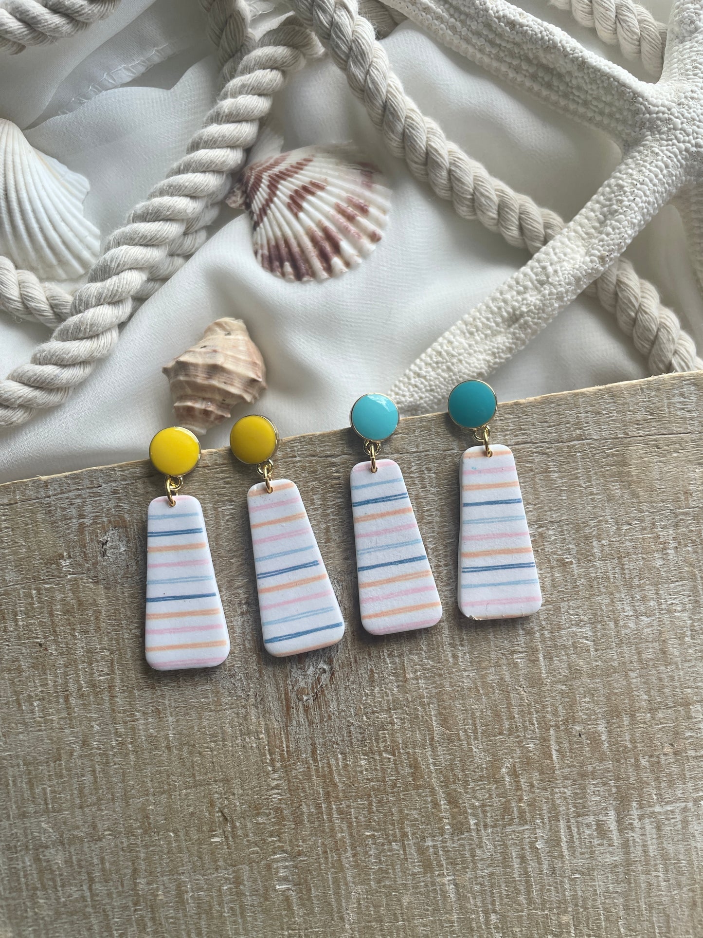 Summer Striped Dangles