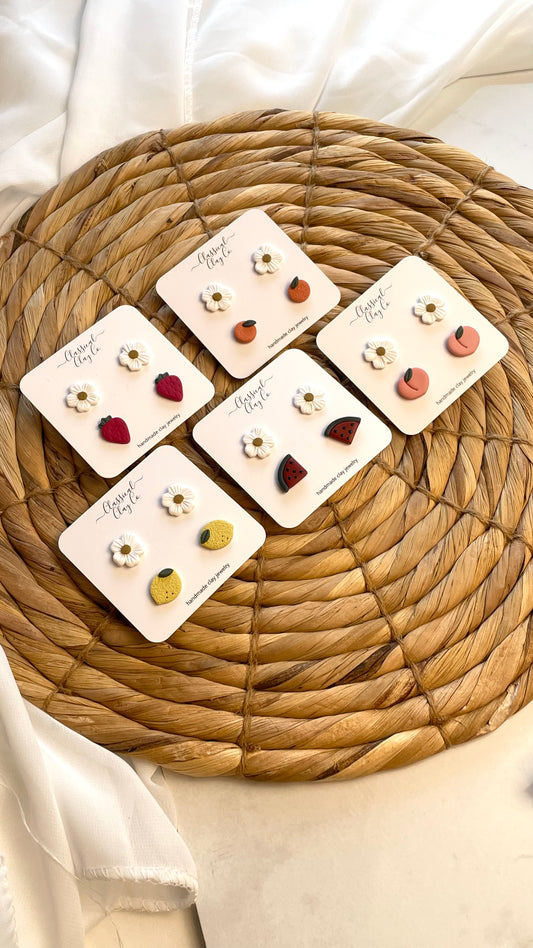 Fruit and Flower Stud Pack (Multiple Options)