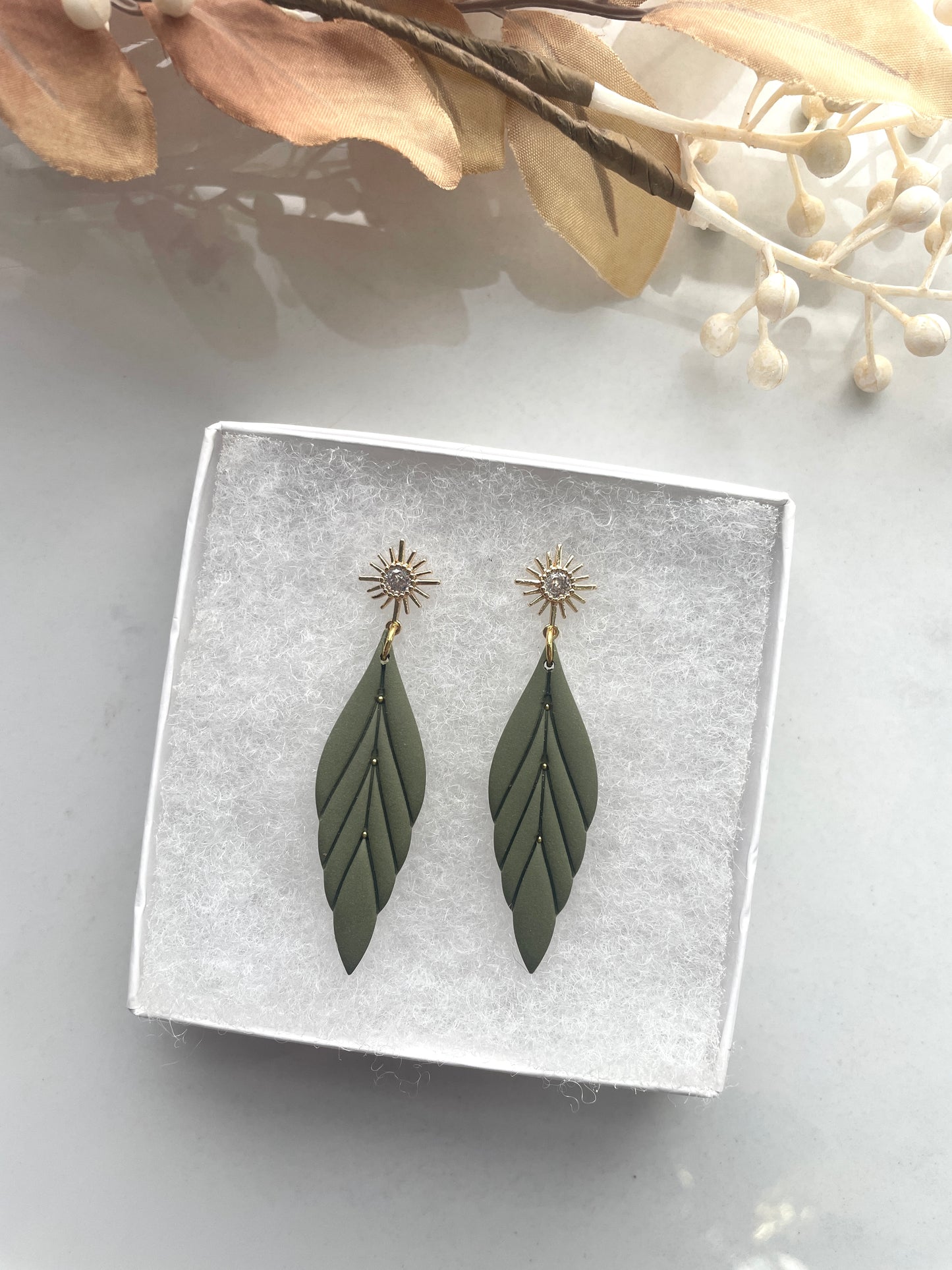 Elegant Leaf Dangles