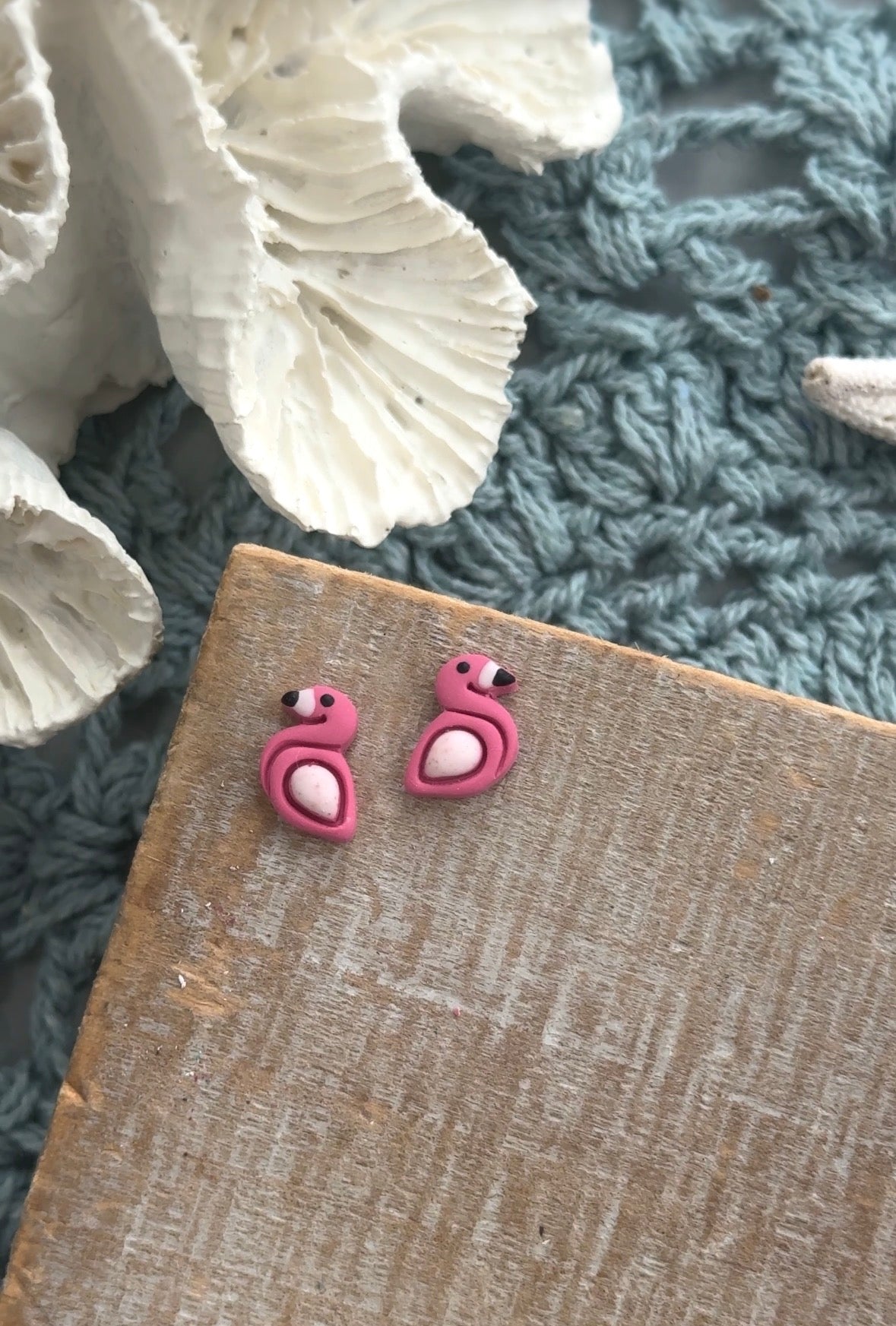 Flamingo Studs