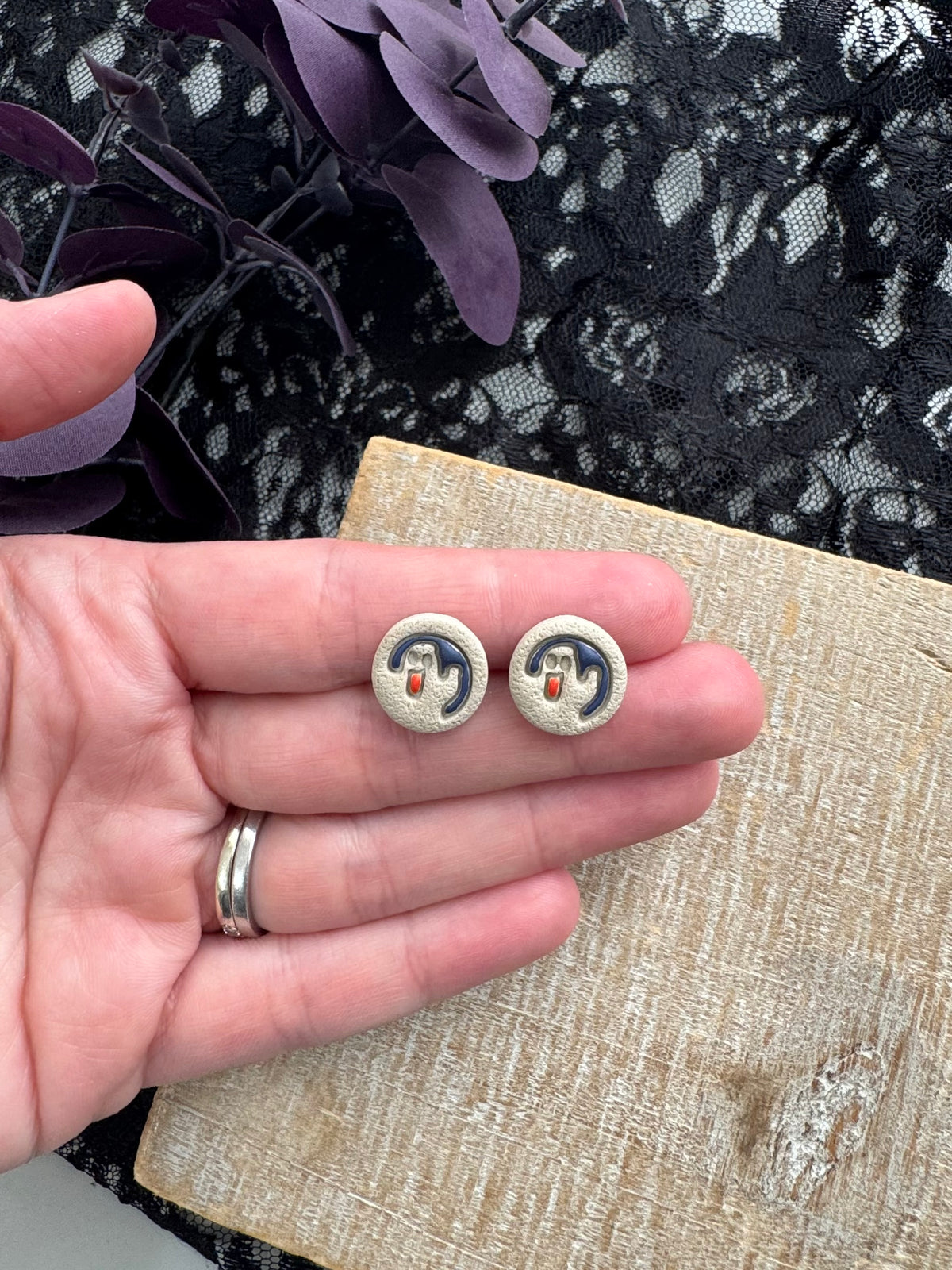 Halloween Cookie Studs