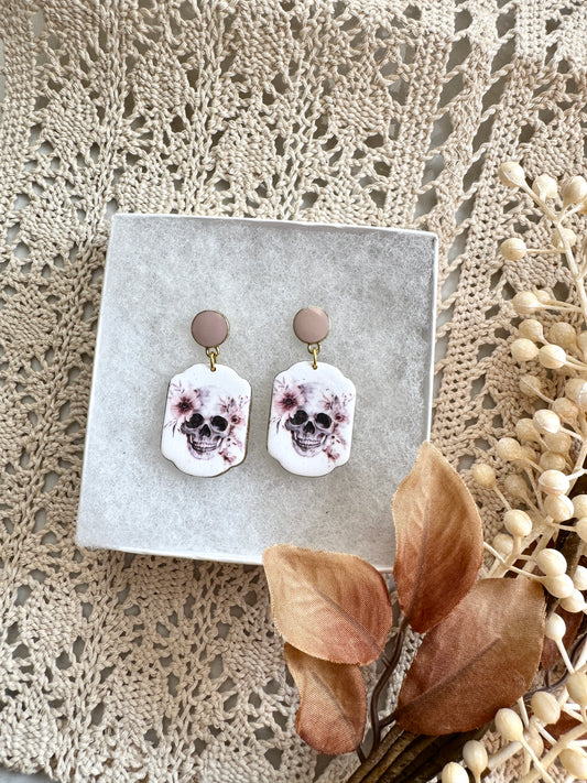 Pink Boho Skulls