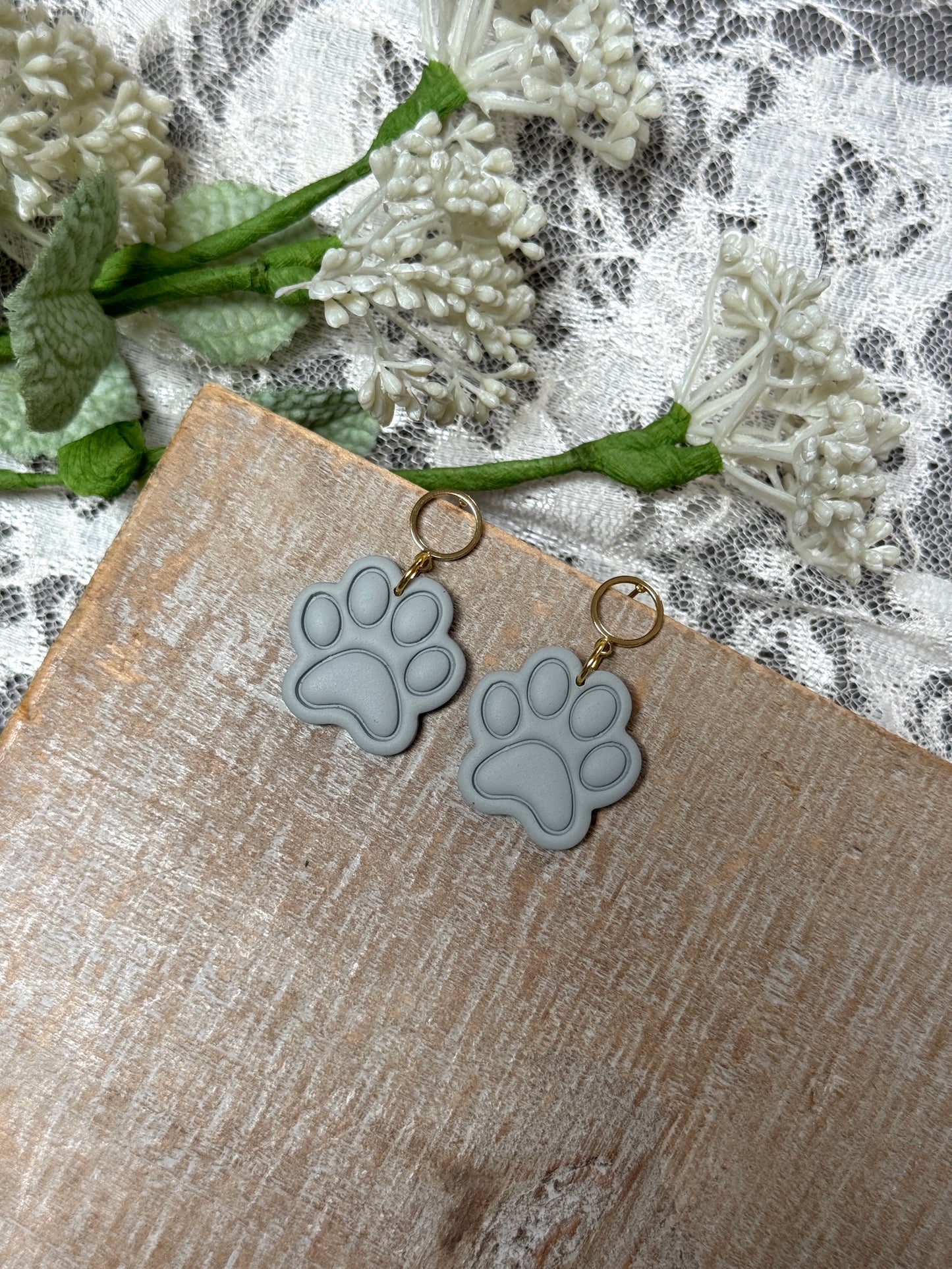 Paw Print Dangles
