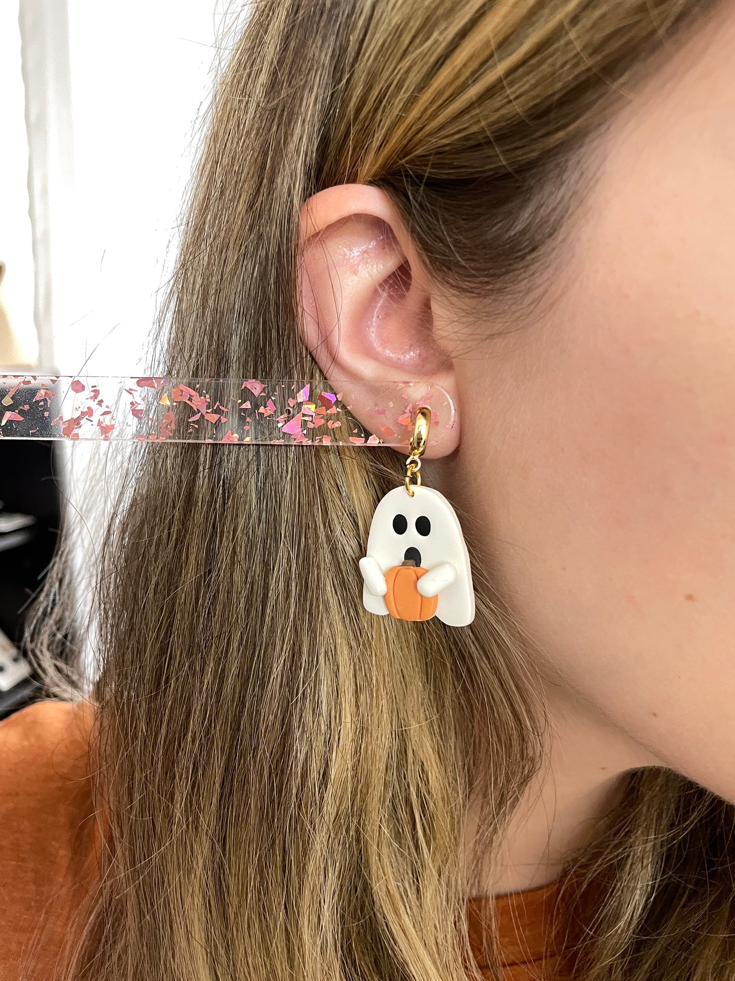 Ghost and Pumpkin Hoops