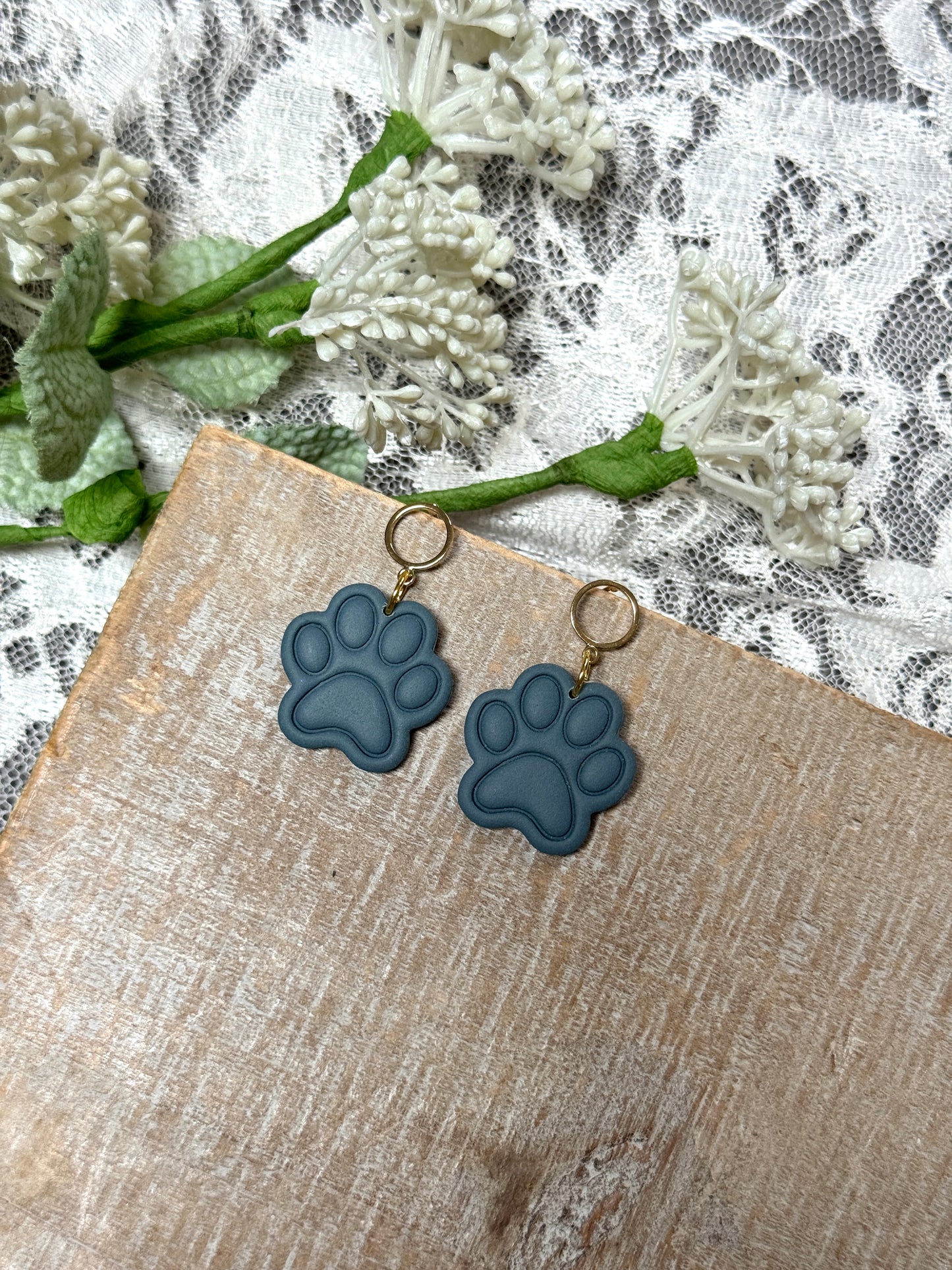 Paw Print Dangles