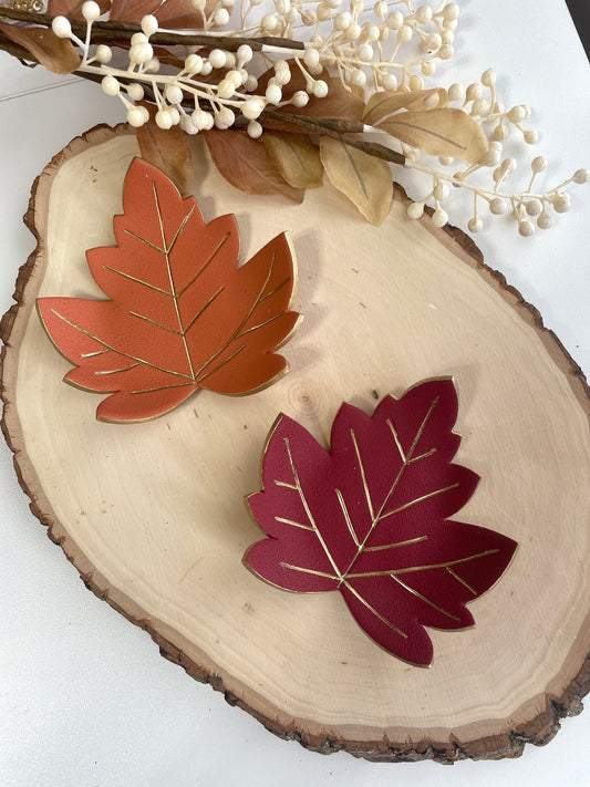 Autumn Leaves Jewelry Dish