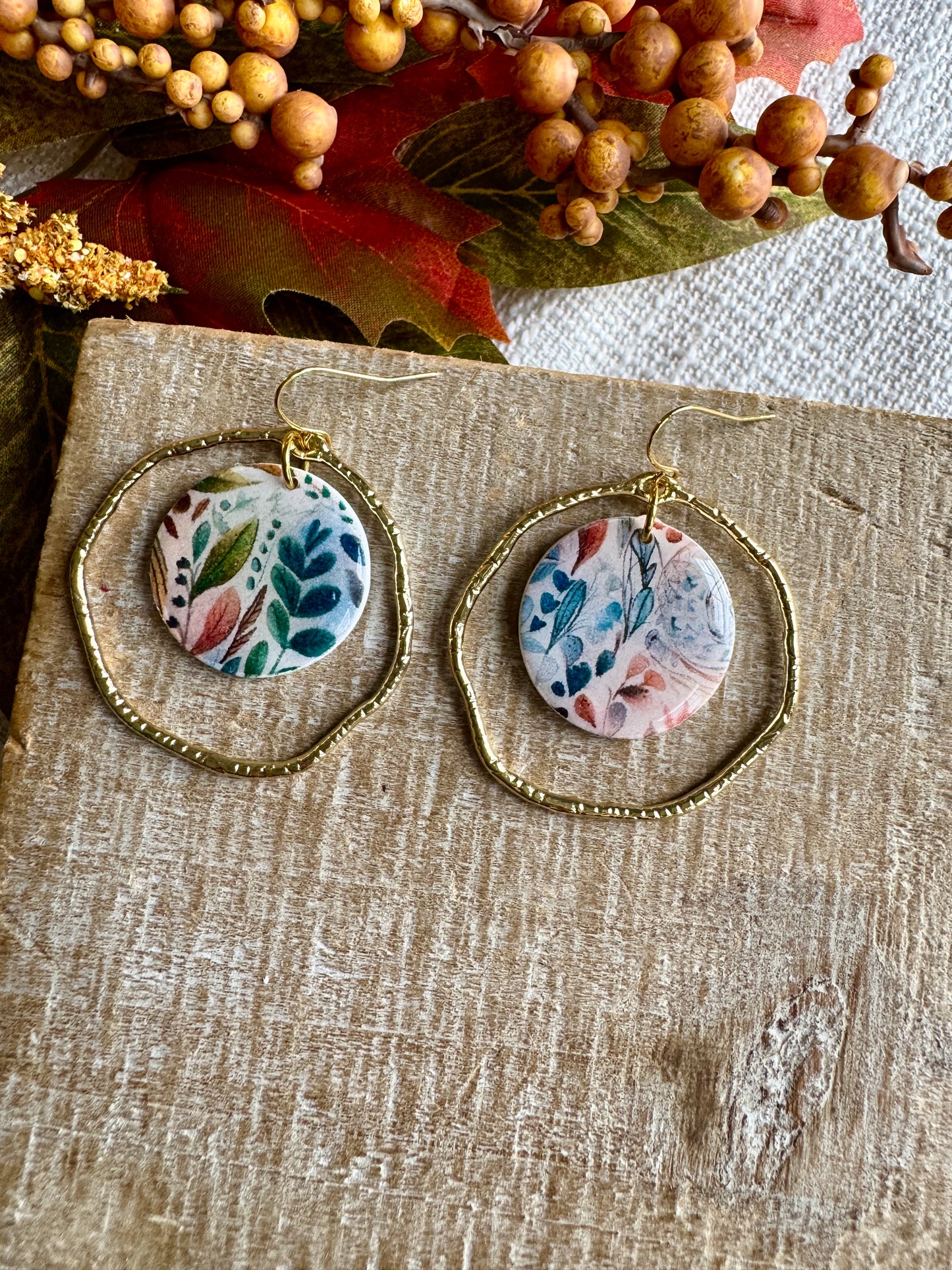 Round Fall Swirls