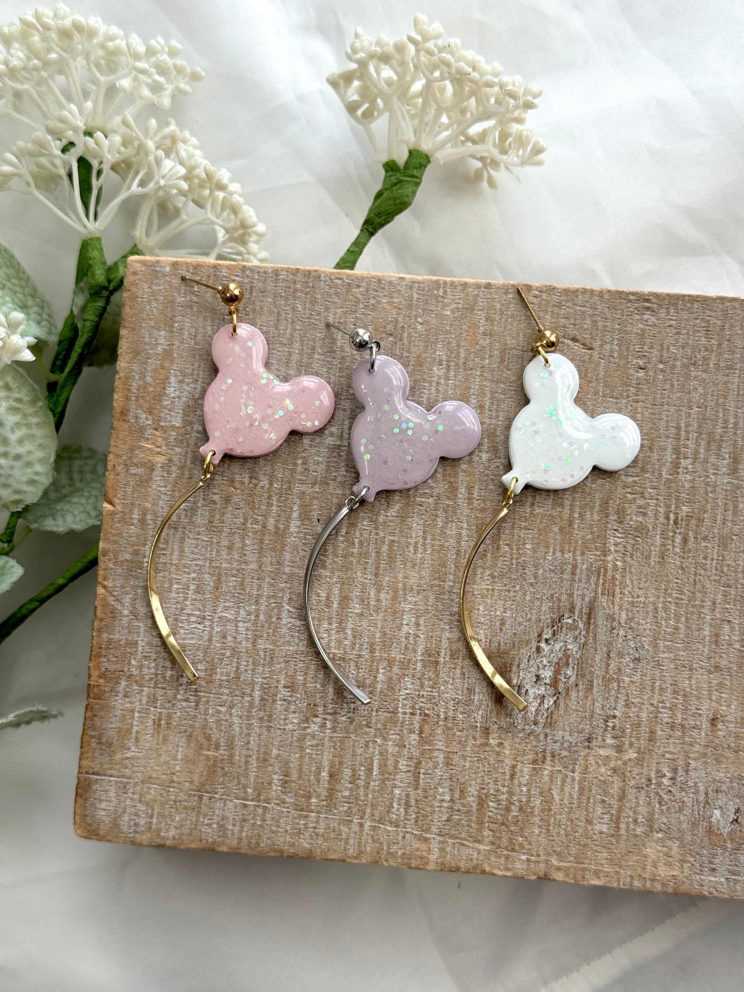 Mouse Balloon Dangles