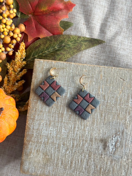 Patchwork Quilt Dangles