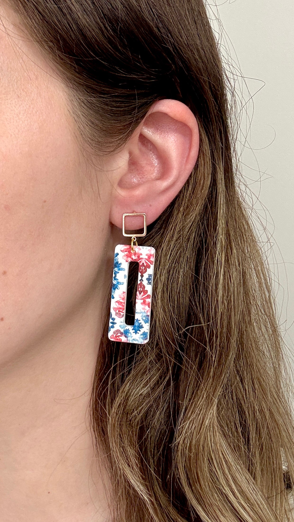 American Tie Dye Rectangles