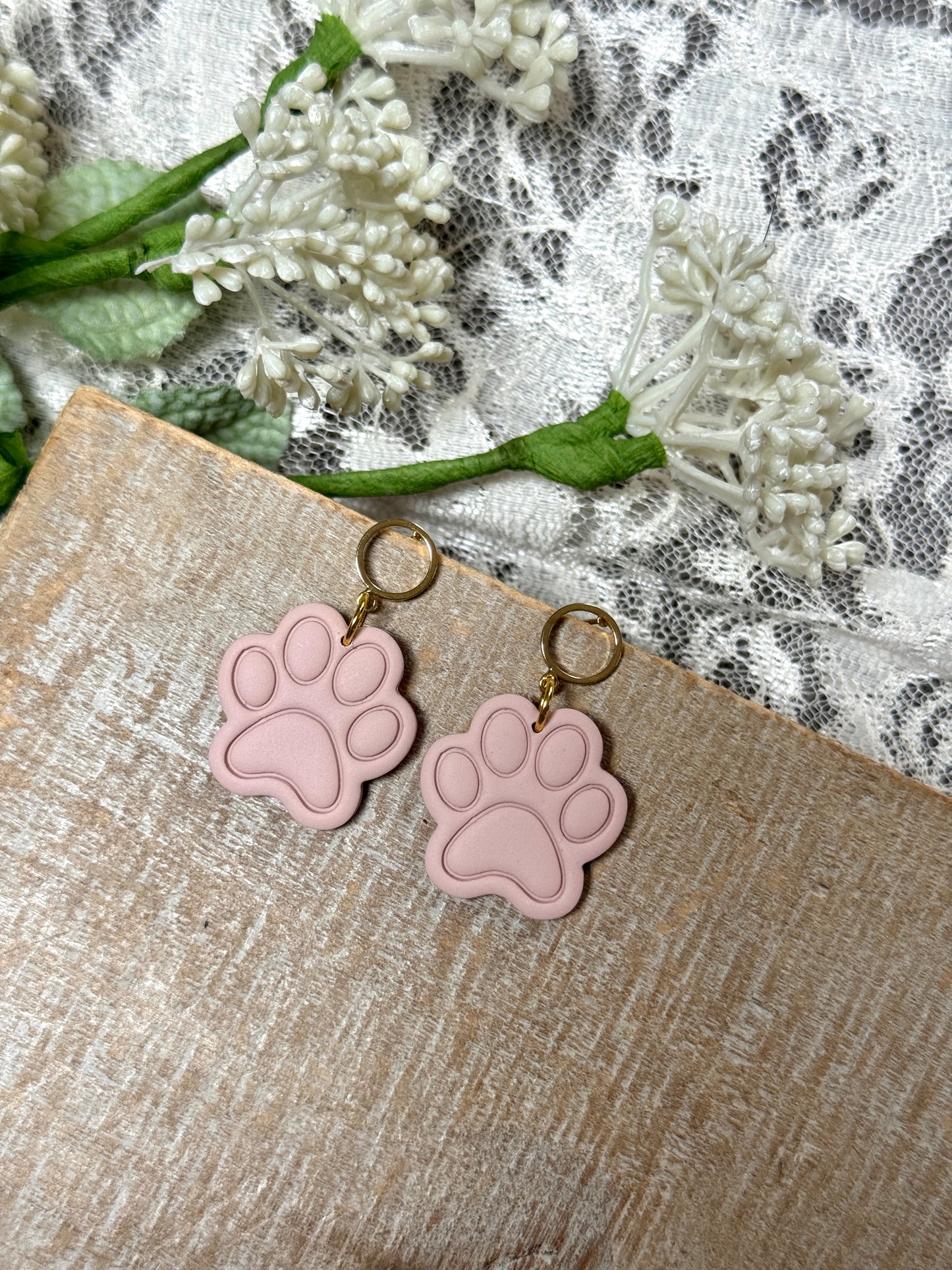 Paw Print Dangles