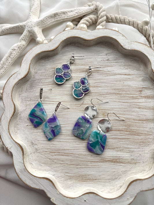 Enchanted Mermaid Stones - Silver