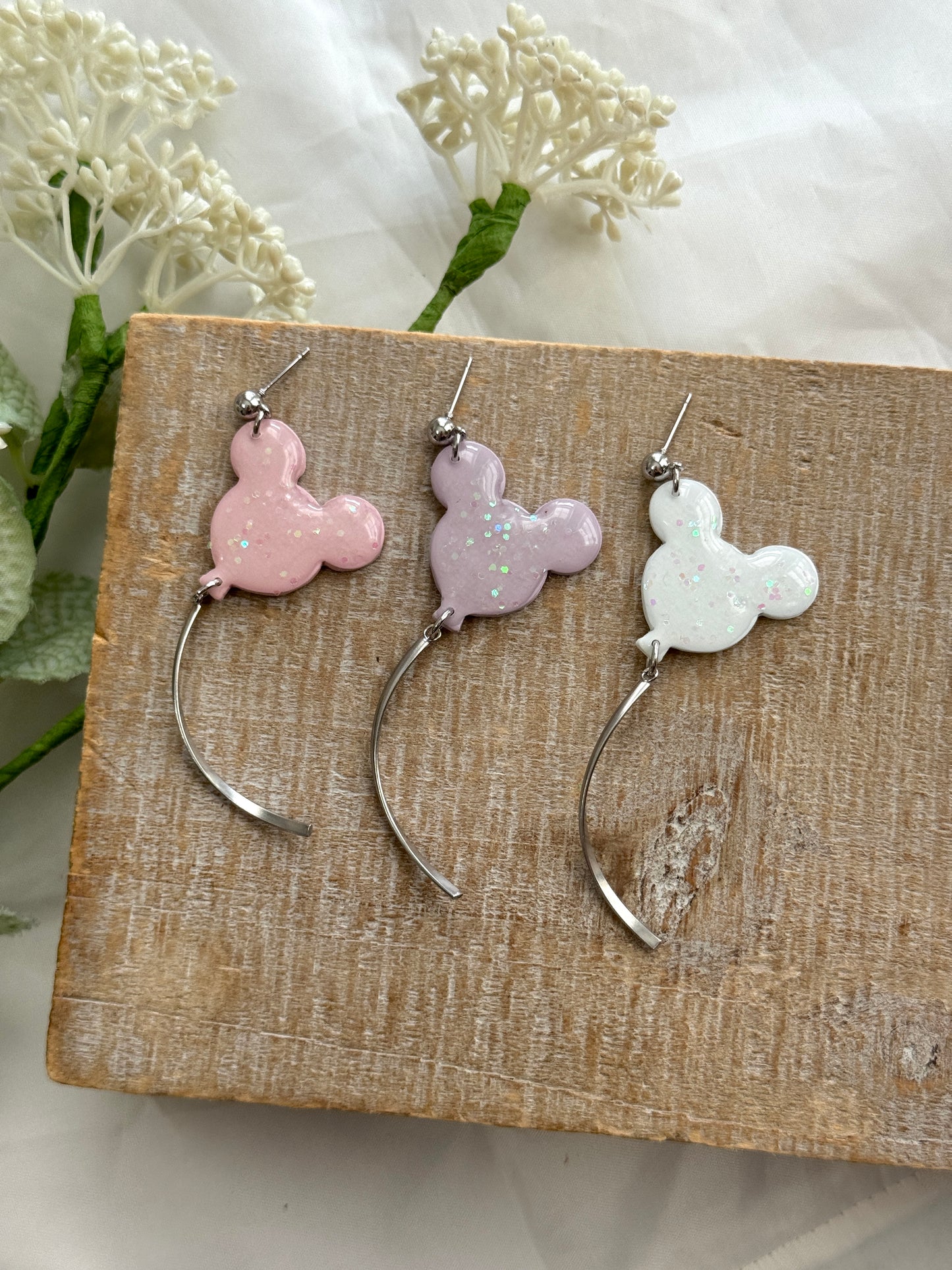 Mouse Balloon Dangles