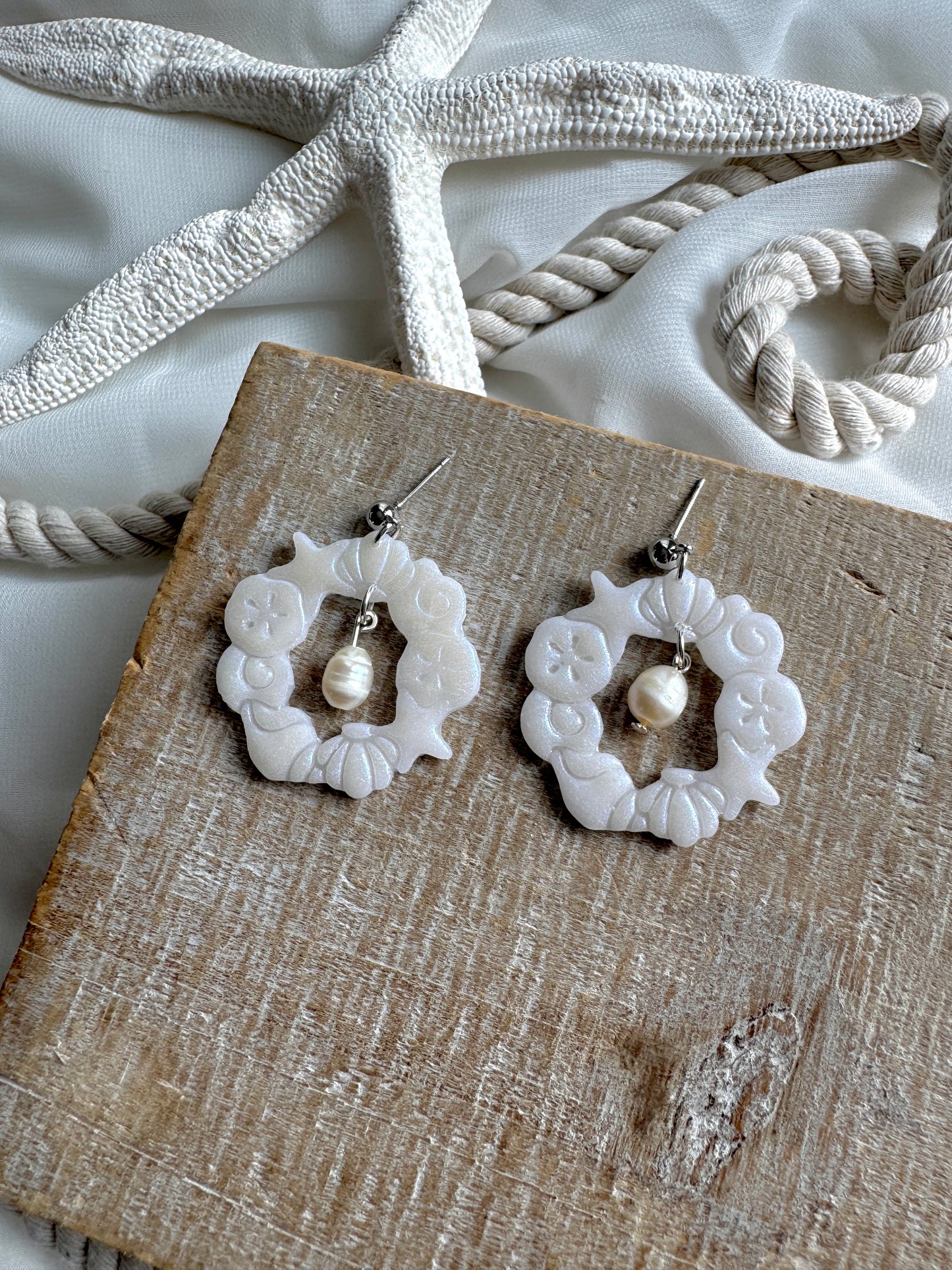 Translucent Shell Wreaths