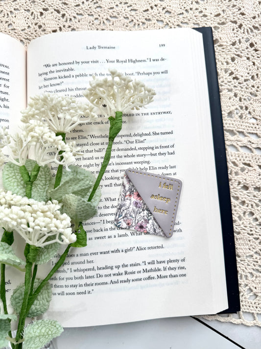 Purple Meadow Corner Bookmark