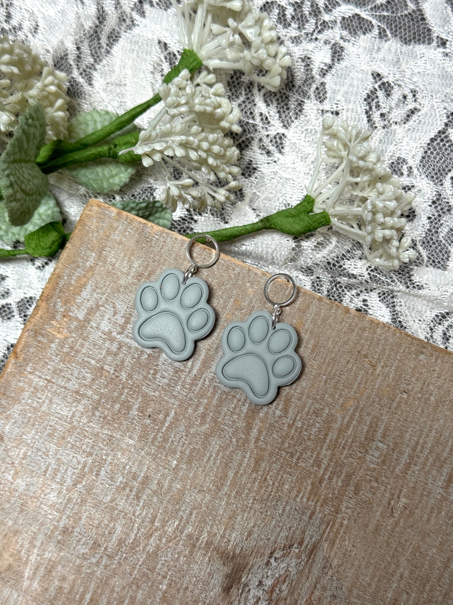 Paw Print Dangles