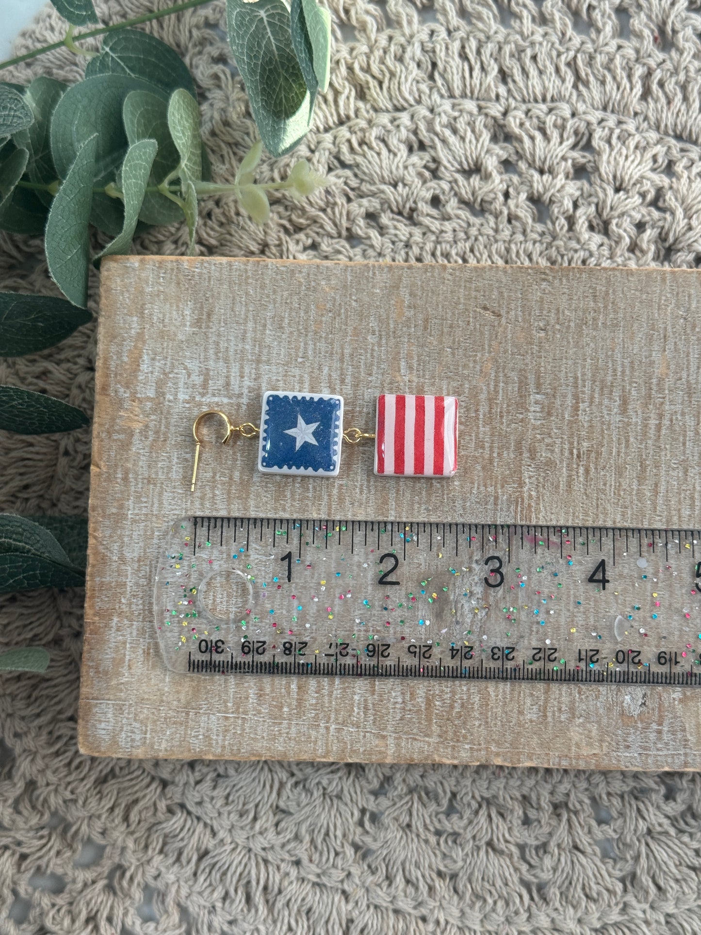 Stars and Stripes Dangles