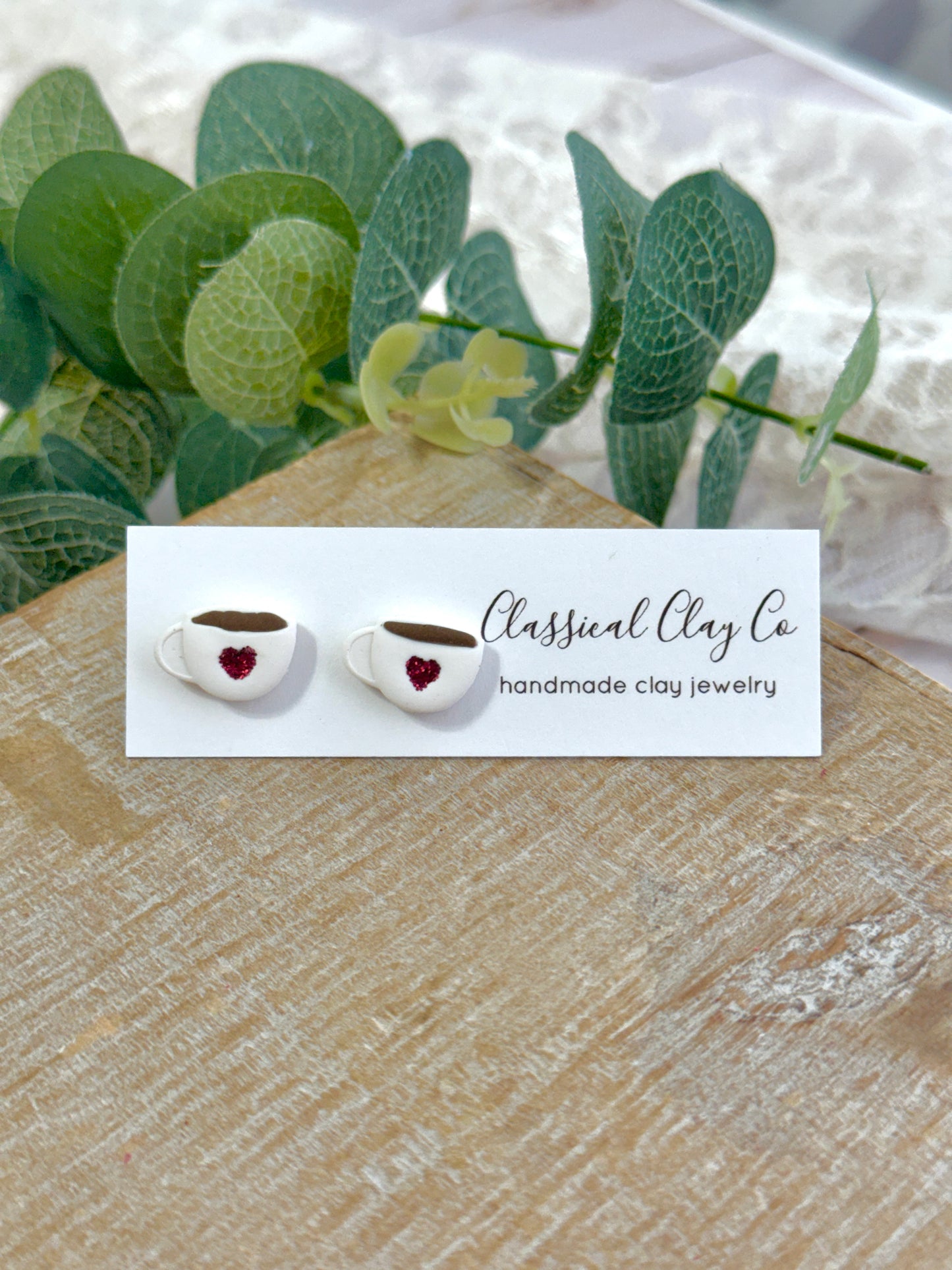I Love You A Latte Studs