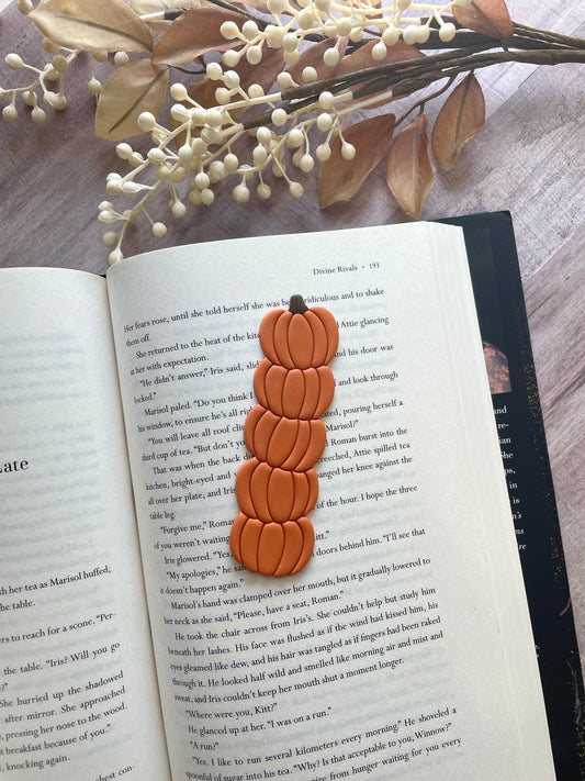 Stacked Pumpkin Bookmark