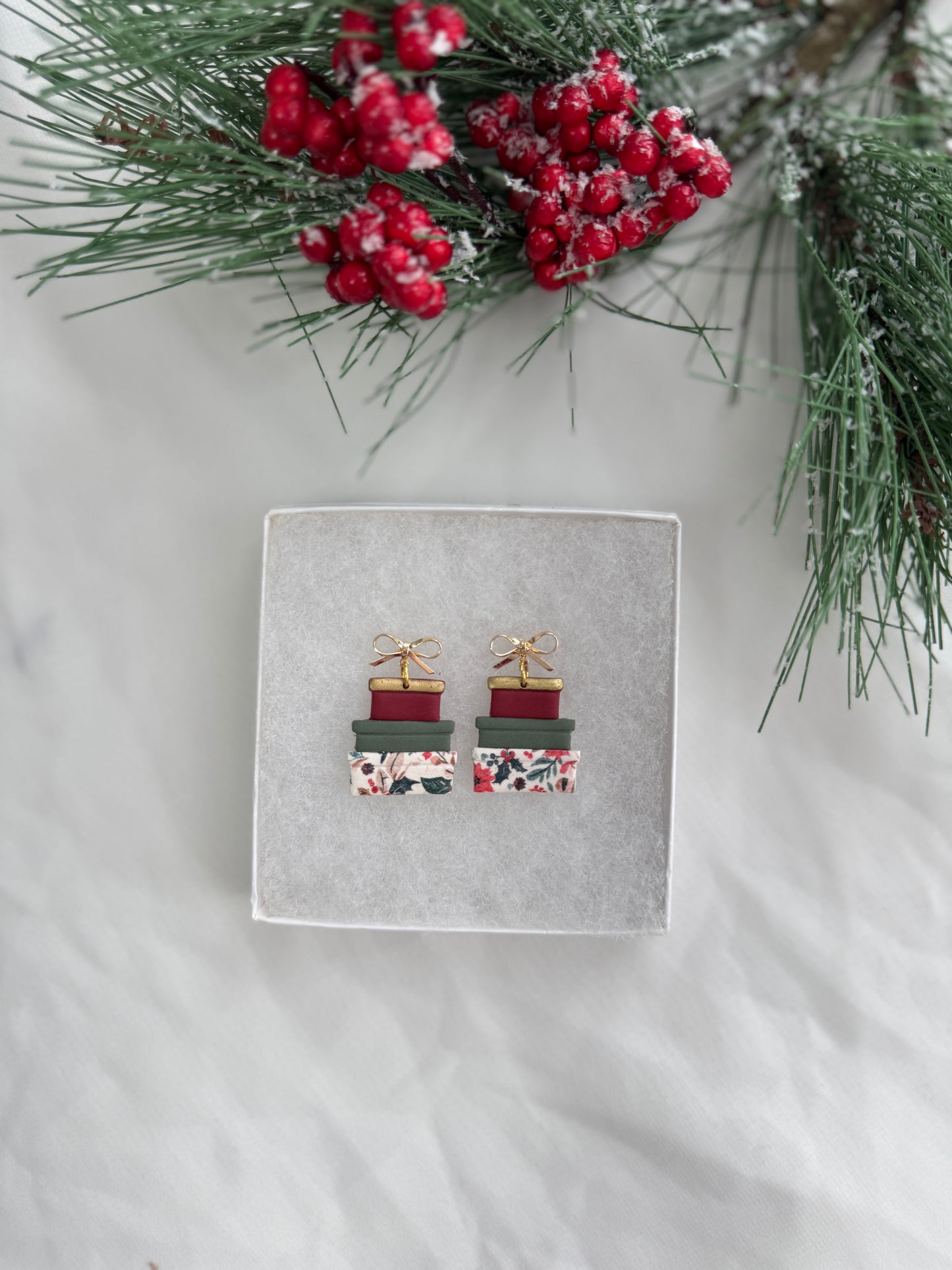 Holiday Gift Stack Dangles